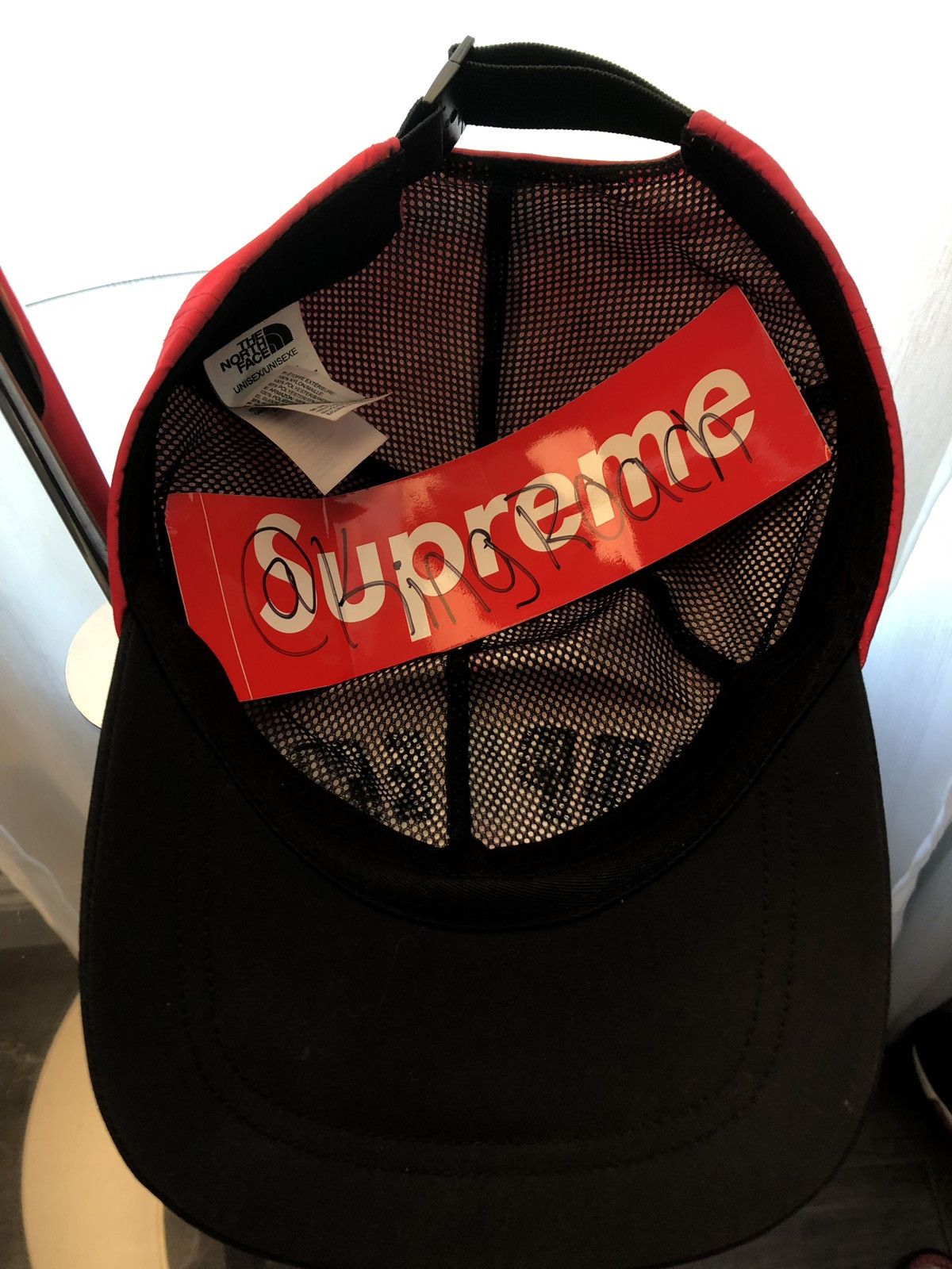 Supreme Supreme x TNF 6-Panel Hat - Red Size ONE SIZE - 4 Thumbnail