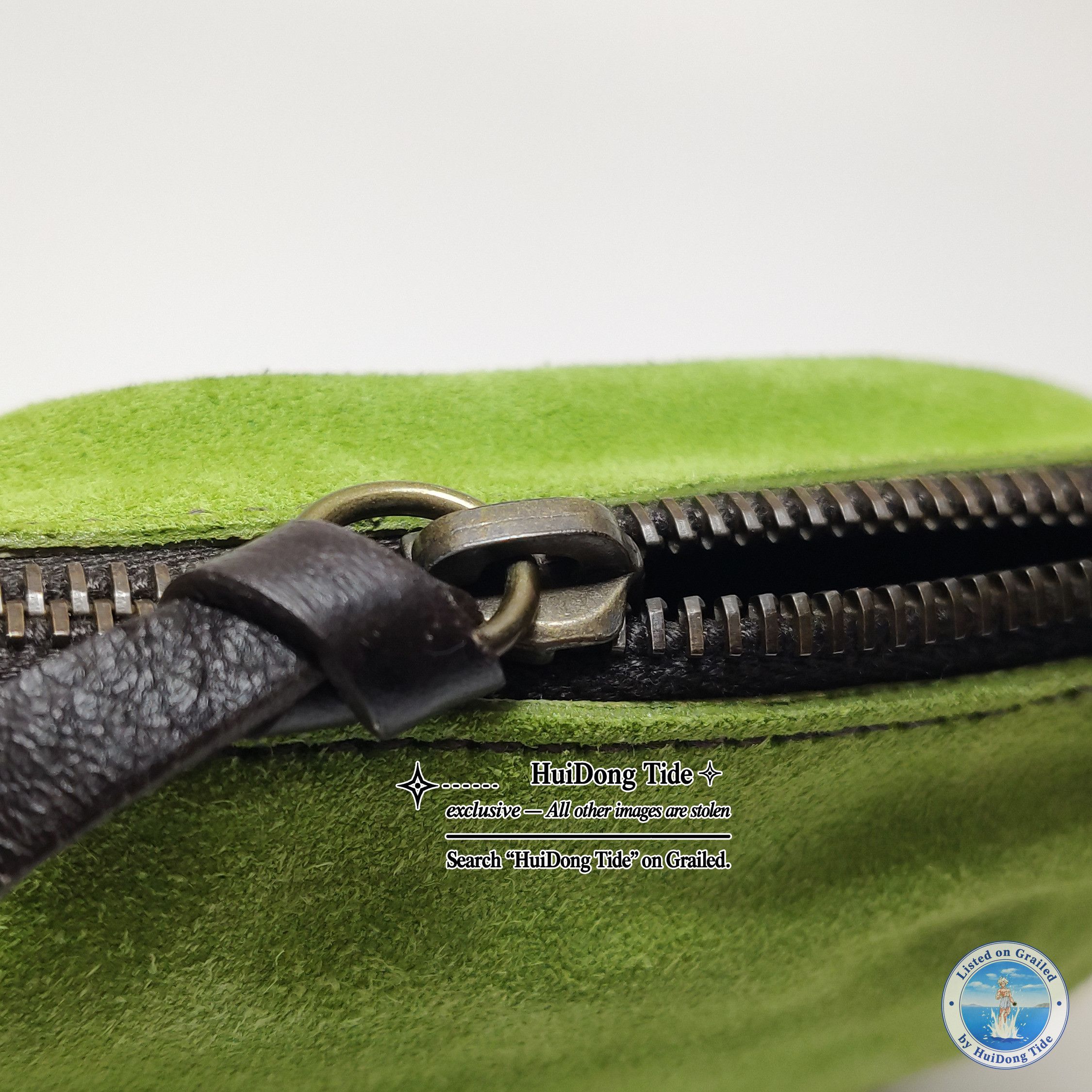 Miu Miu Miu Miu Green Suede Handle Bag One Size Size ONE SIZE - 7 Thumbnail