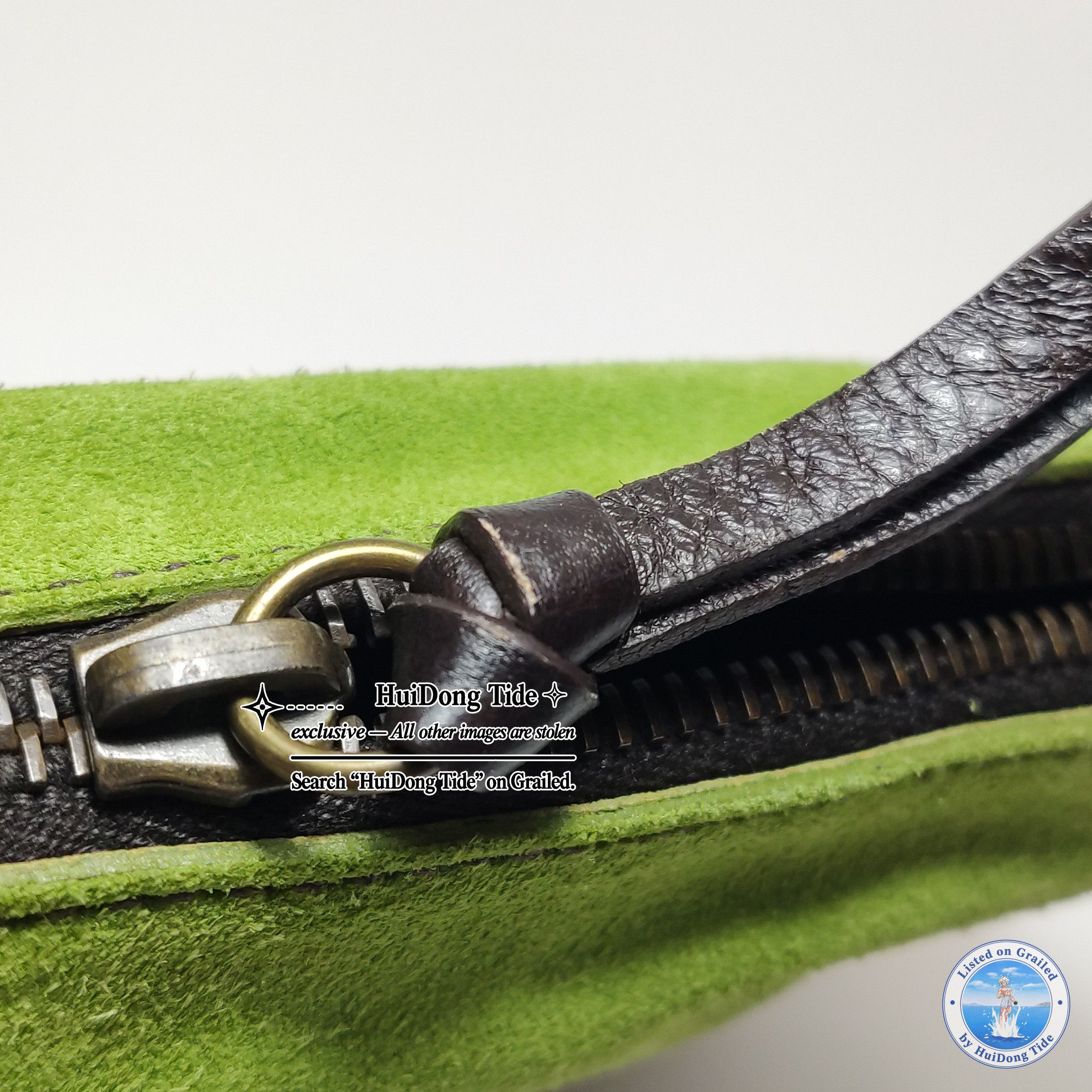 Miu Miu Miu Miu Green Suede Handle Bag One Size Size ONE SIZE - 9 Thumbnail
