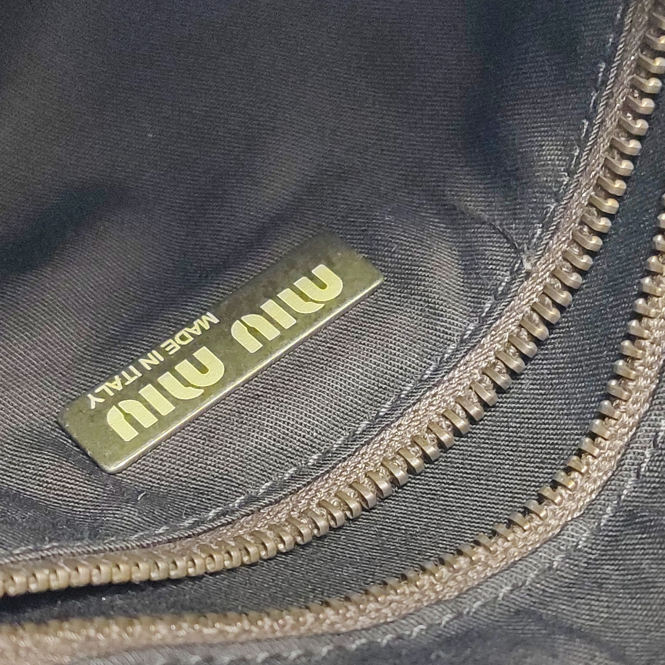 Miu Miu Miu Miu Green Suede Handle Bag One Size Size ONE SIZE - 8 Thumbnail