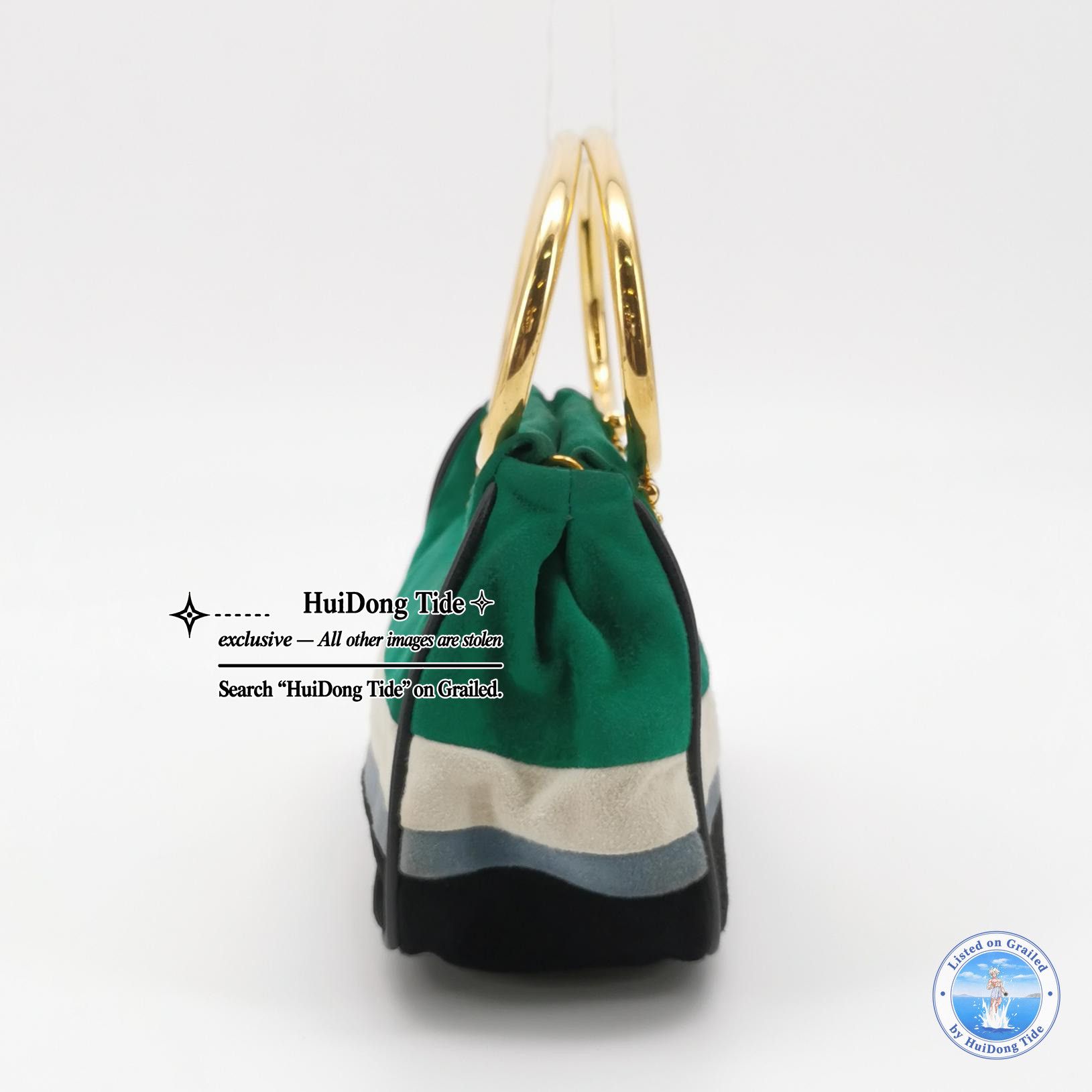 Miu Miu Miu Miu Colorblock Suede Handle Bag One Size Size ONE SIZE - 3 Thumbnail