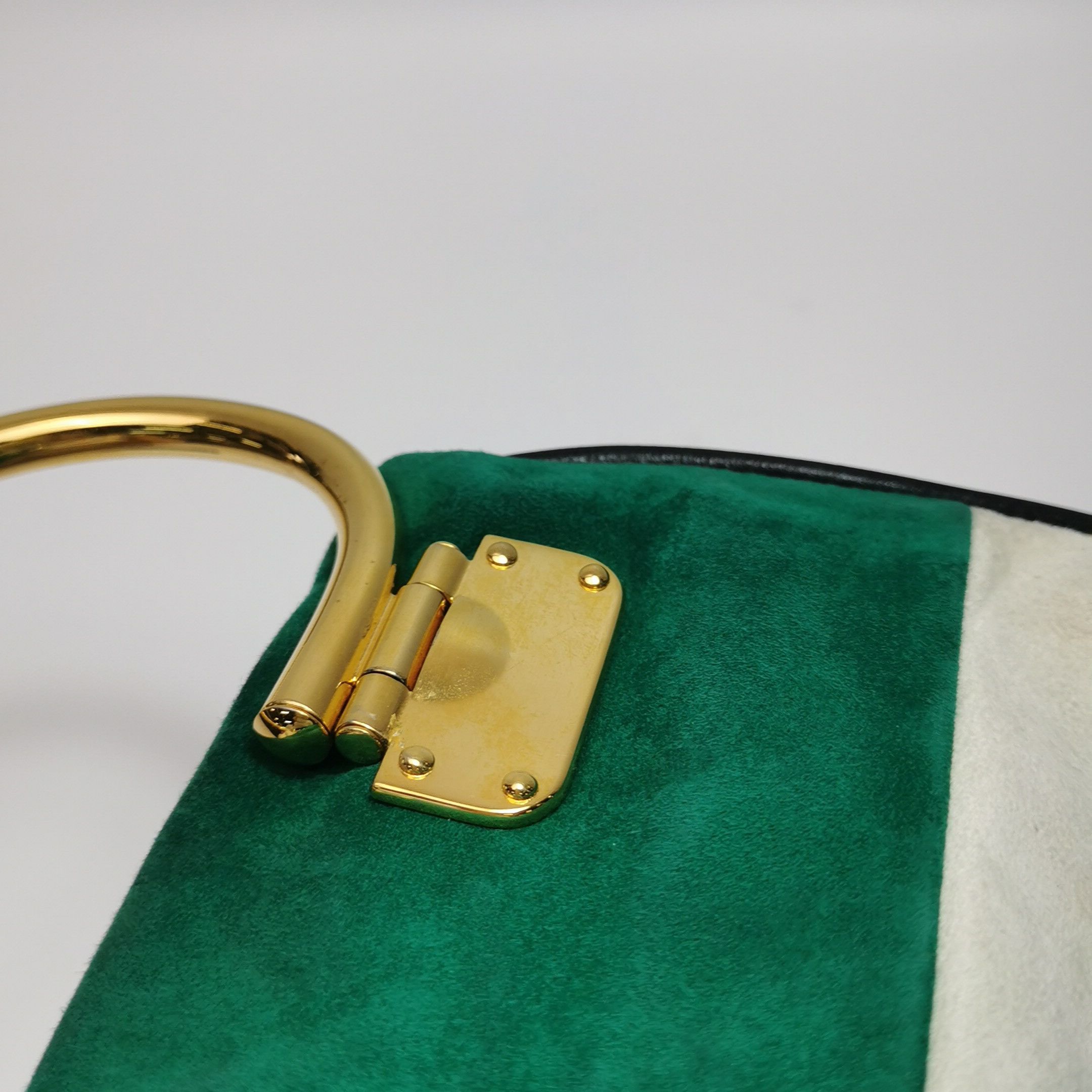 Miu Miu Miu Miu Colorblock Suede Handle Bag One Size Size ONE SIZE - 9 Thumbnail