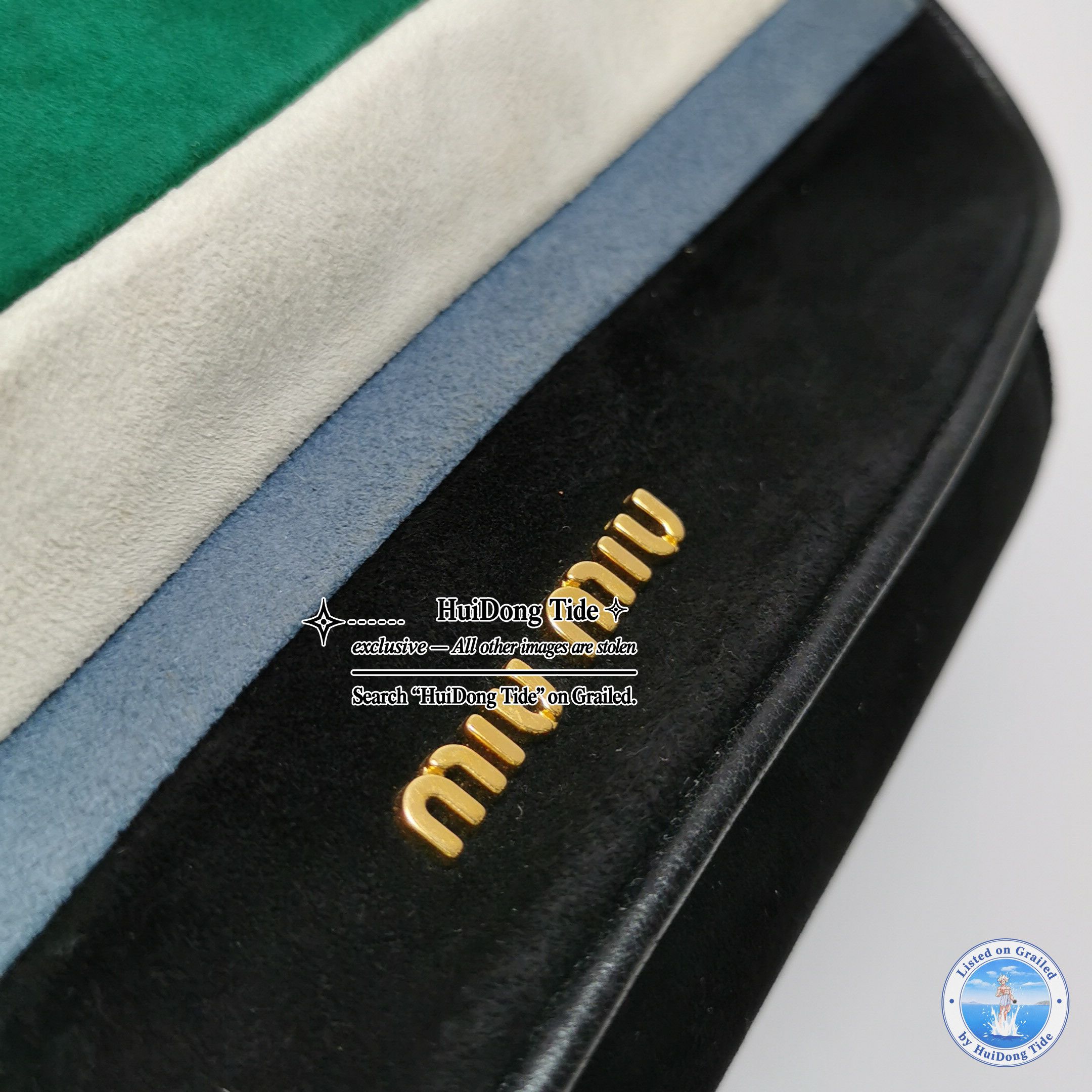Miu Miu Miu Miu Colorblock Suede Handle Bag One Size Size ONE SIZE - 10 Thumbnail