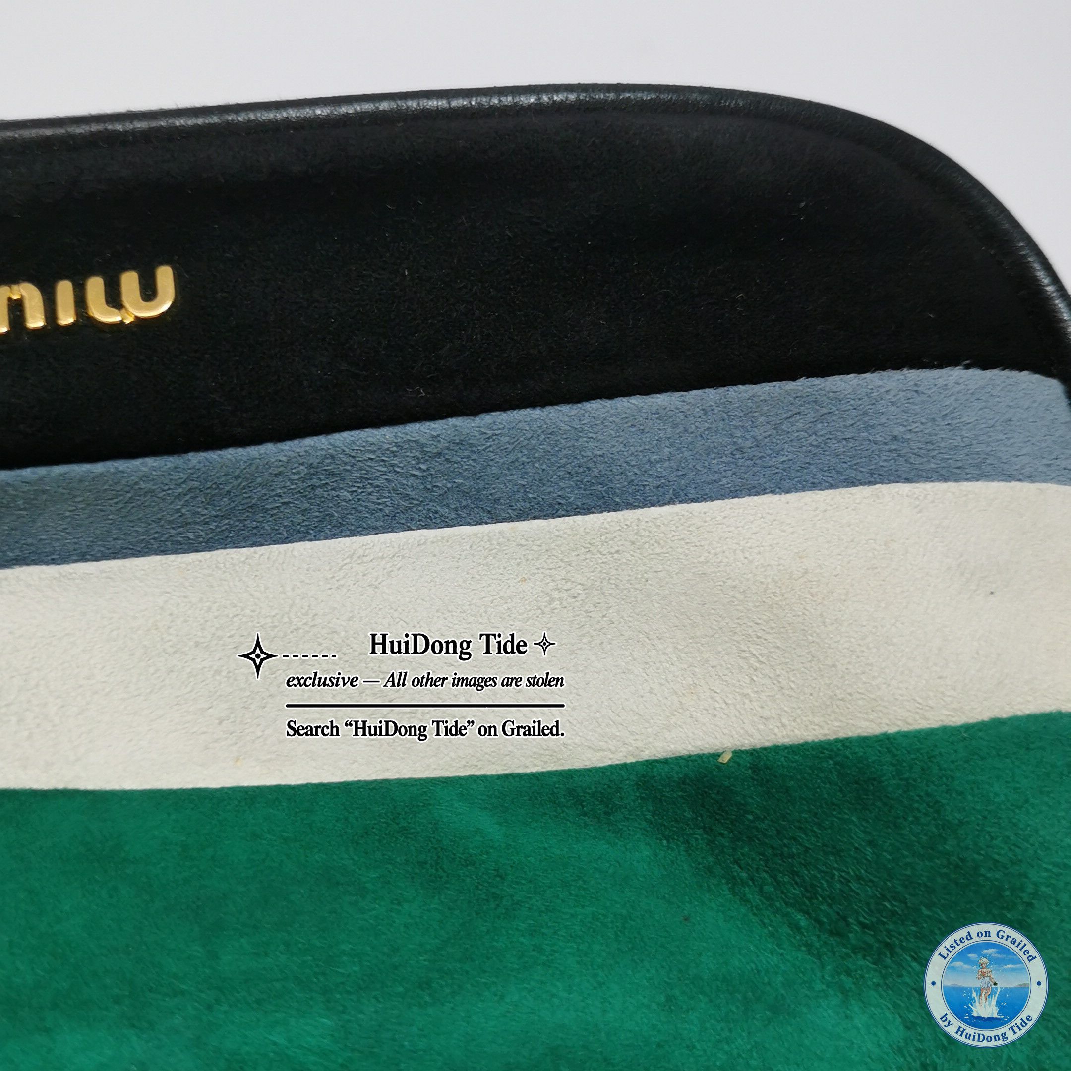 Miu Miu Miu Miu Colorblock Suede Handle Bag One Size Size ONE SIZE - 15 Thumbnail