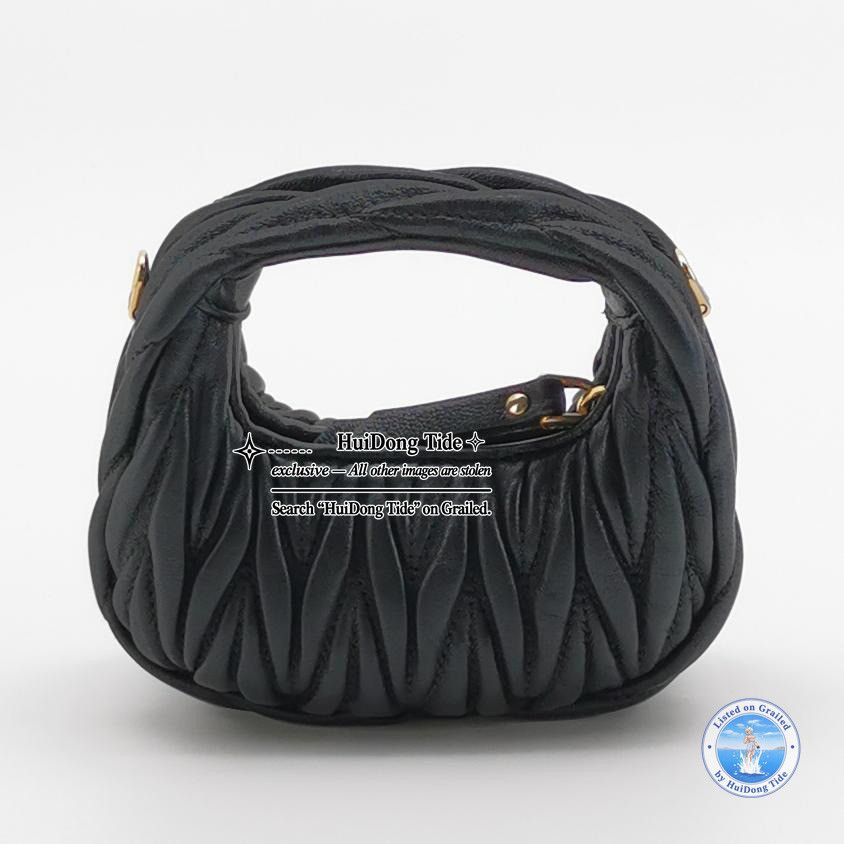 Miu Miu Miu Miu Wander Quilted Leather Mini Crossbody Bag Size ONE SIZE - 3 Thumbnail