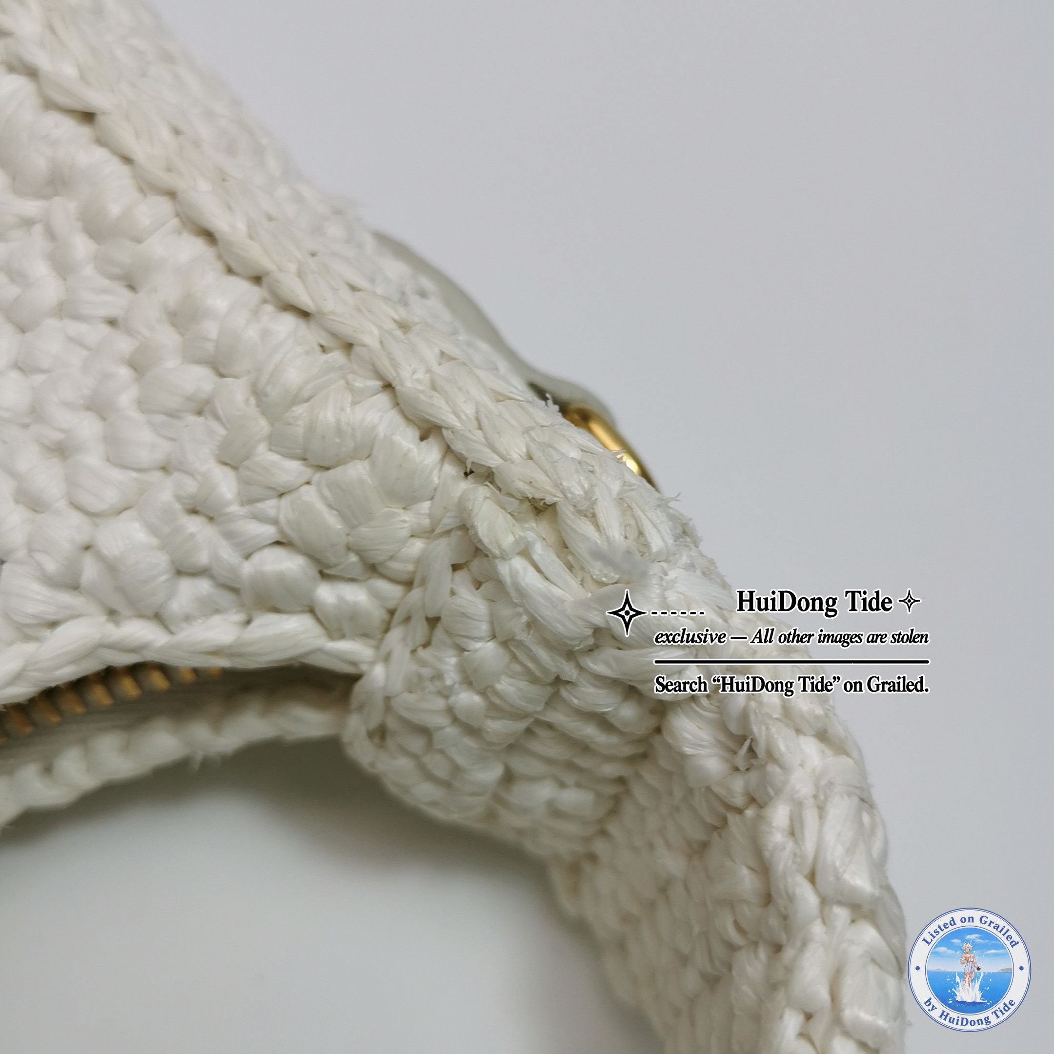 Miu Miu Miu Miu Woven Wander Crochet Shoulder Bag Size OS Size ONE SIZE - 17 Thumbnail