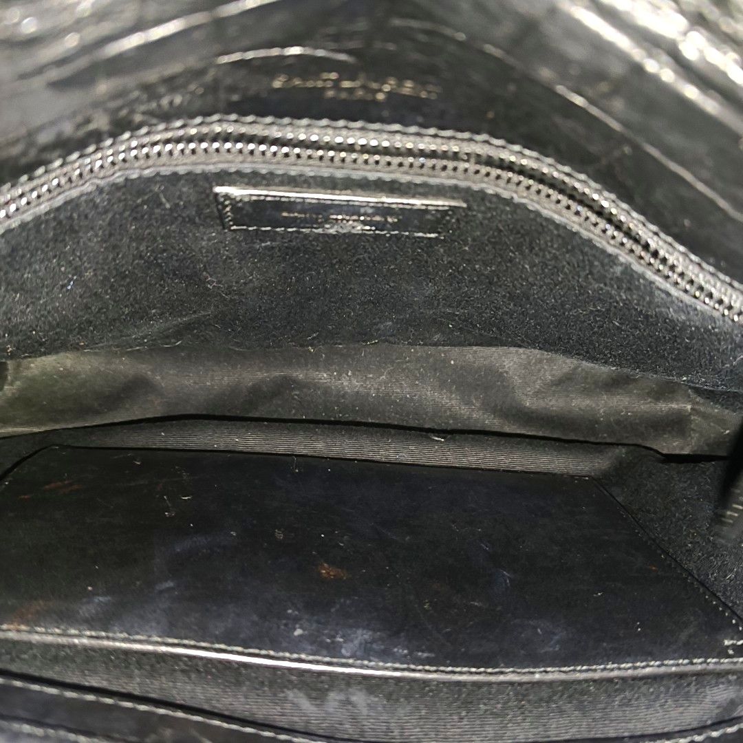 Saint Laurent Paris Saint Laurent Niki Medium Crocodile Embossed Shoulder Bag Size ONE SIZE - 7 Thumbnail