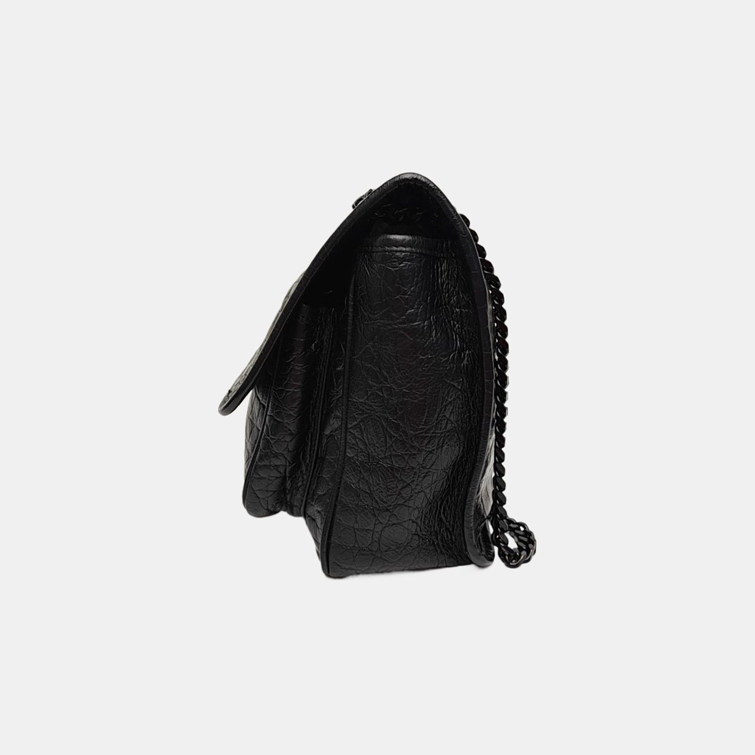 Saint Laurent Paris Saint Laurent Niki Medium Crocodile Embossed Shoulder Bag Size ONE SIZE - 3 Thumbnail
