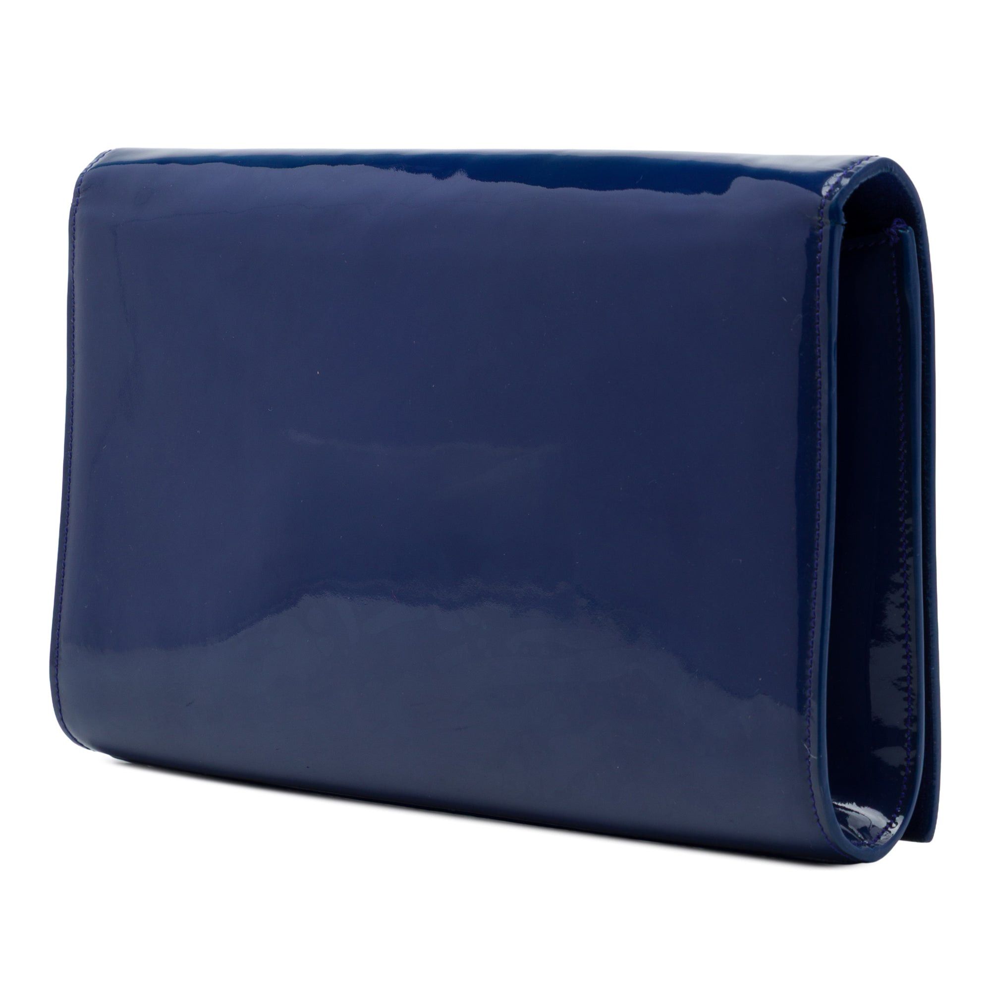 Saint Laurent Paris Patent Belle Du Jour Clutch Size ONE SIZE - 2 Thumbnail