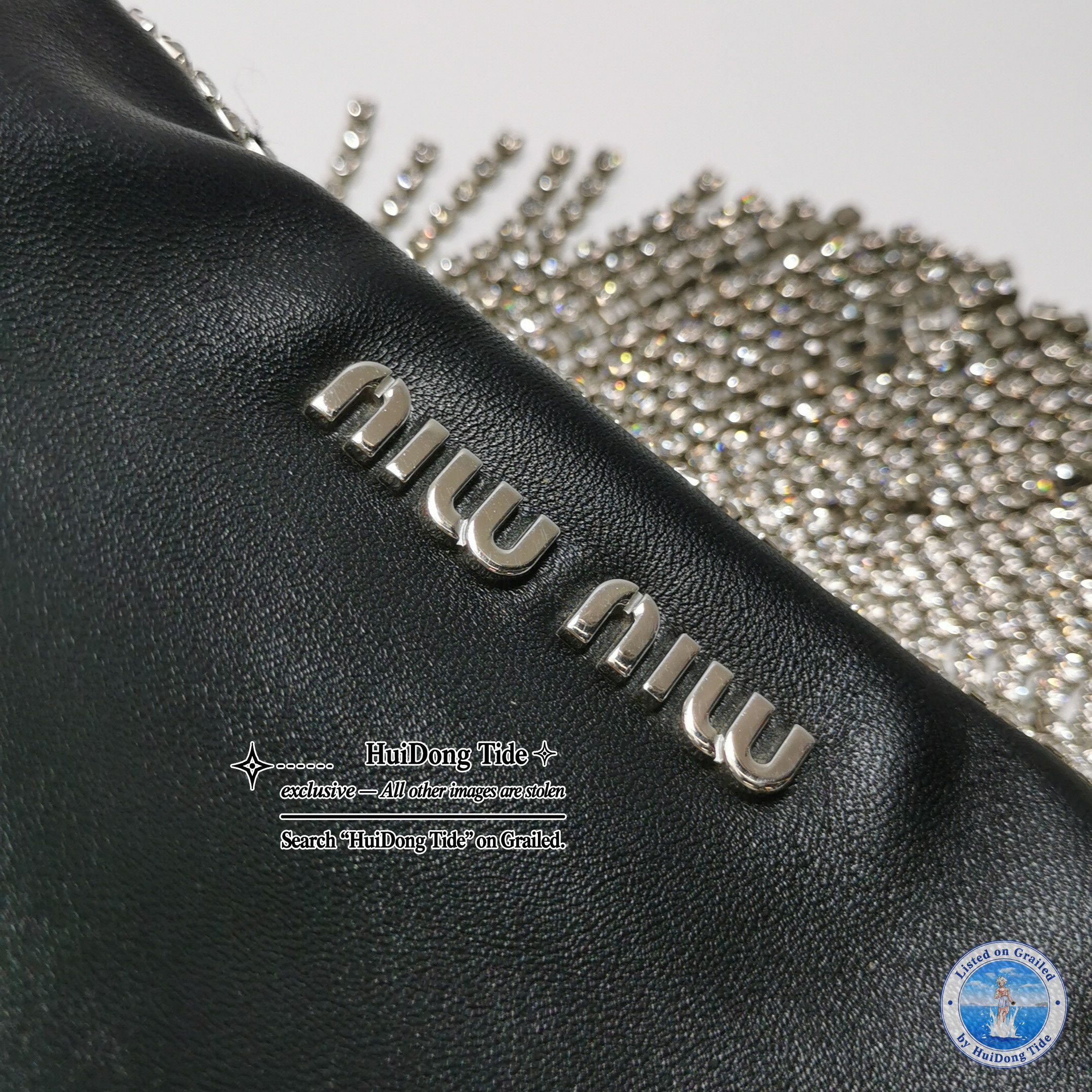 Miu Miu Miu Miu Crystal Fringe Leather Crossbody Bag Size ONE SIZE - 12 Thumbnail