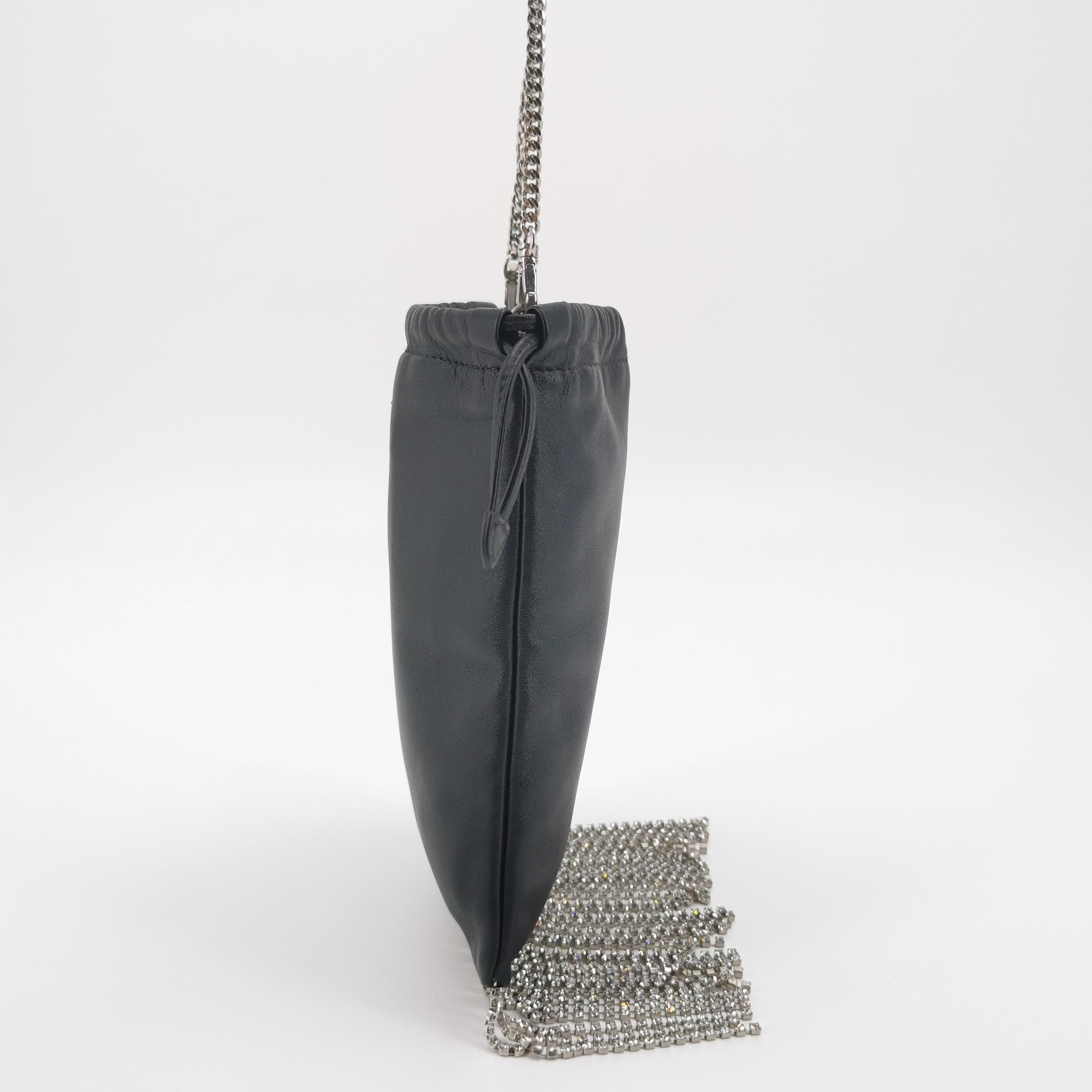 Miu Miu Miu Miu Crystal Fringe Leather Crossbody Bag Size ONE SIZE - 4 Thumbnail