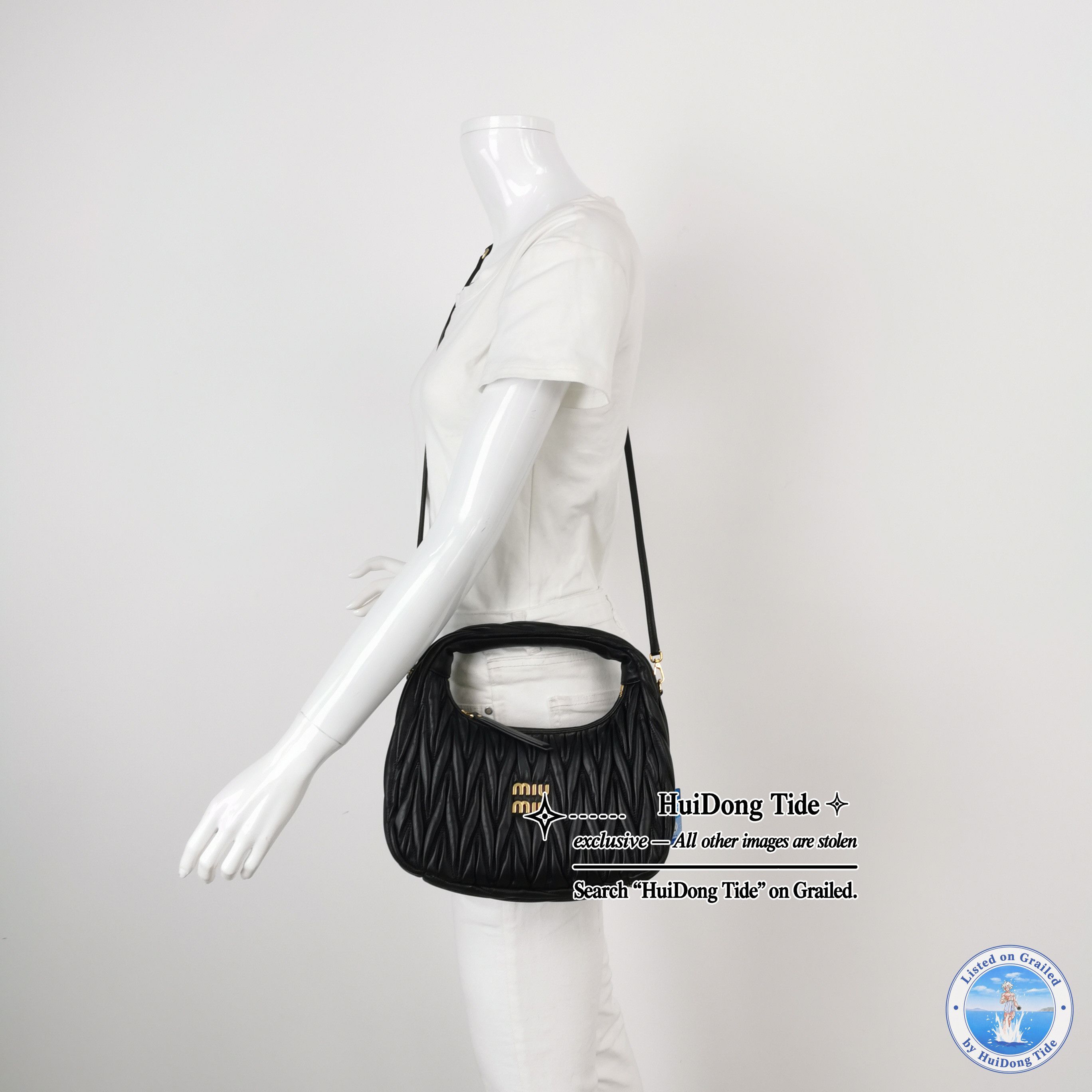 Miu Miu Miu Miu Wander Quilted Leather Shoulder Bag Size ONE SIZE - 2 Thumbnail