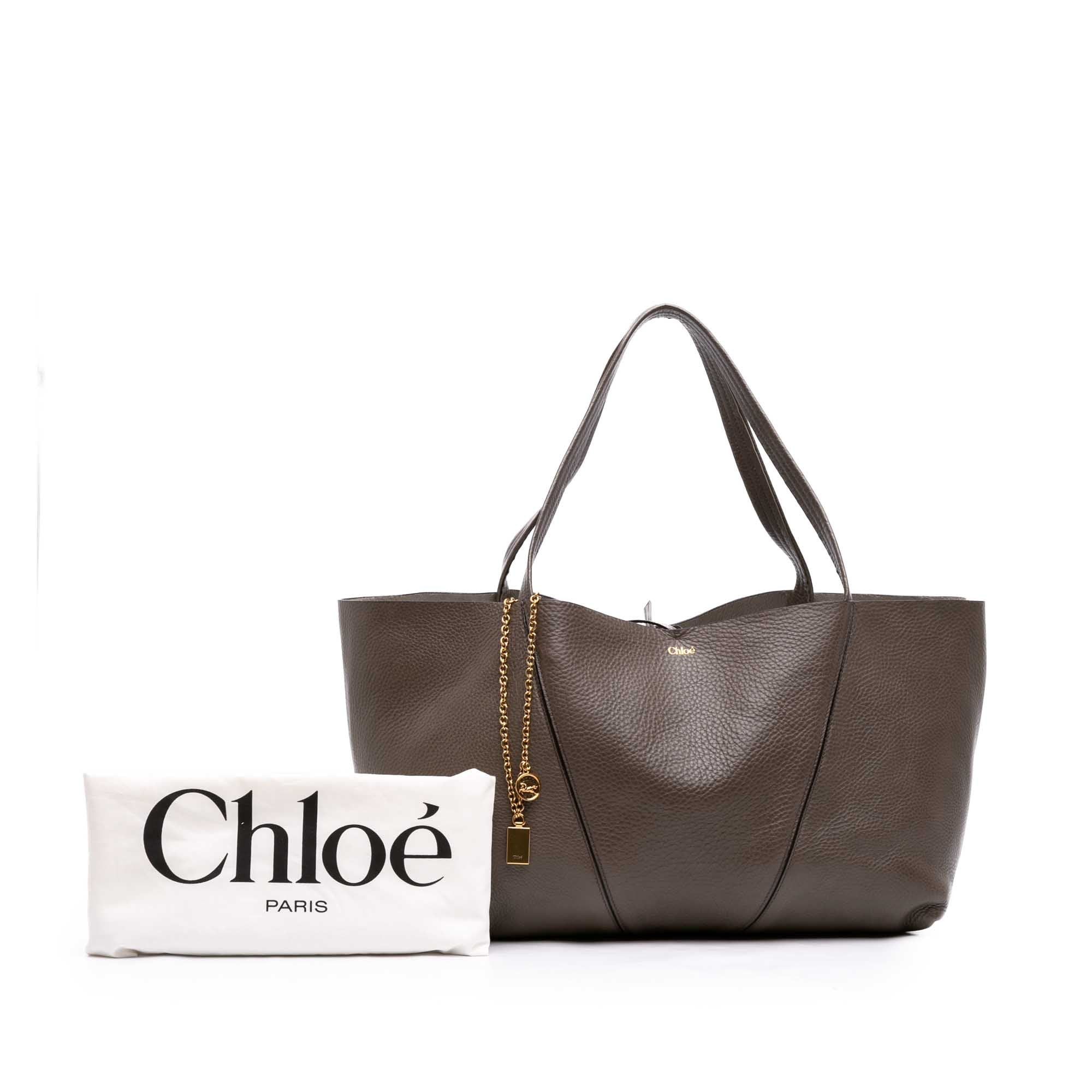 Chloe Grained Calfskin Spin East West Tote Size ONE SIZE - 7 Thumbnail