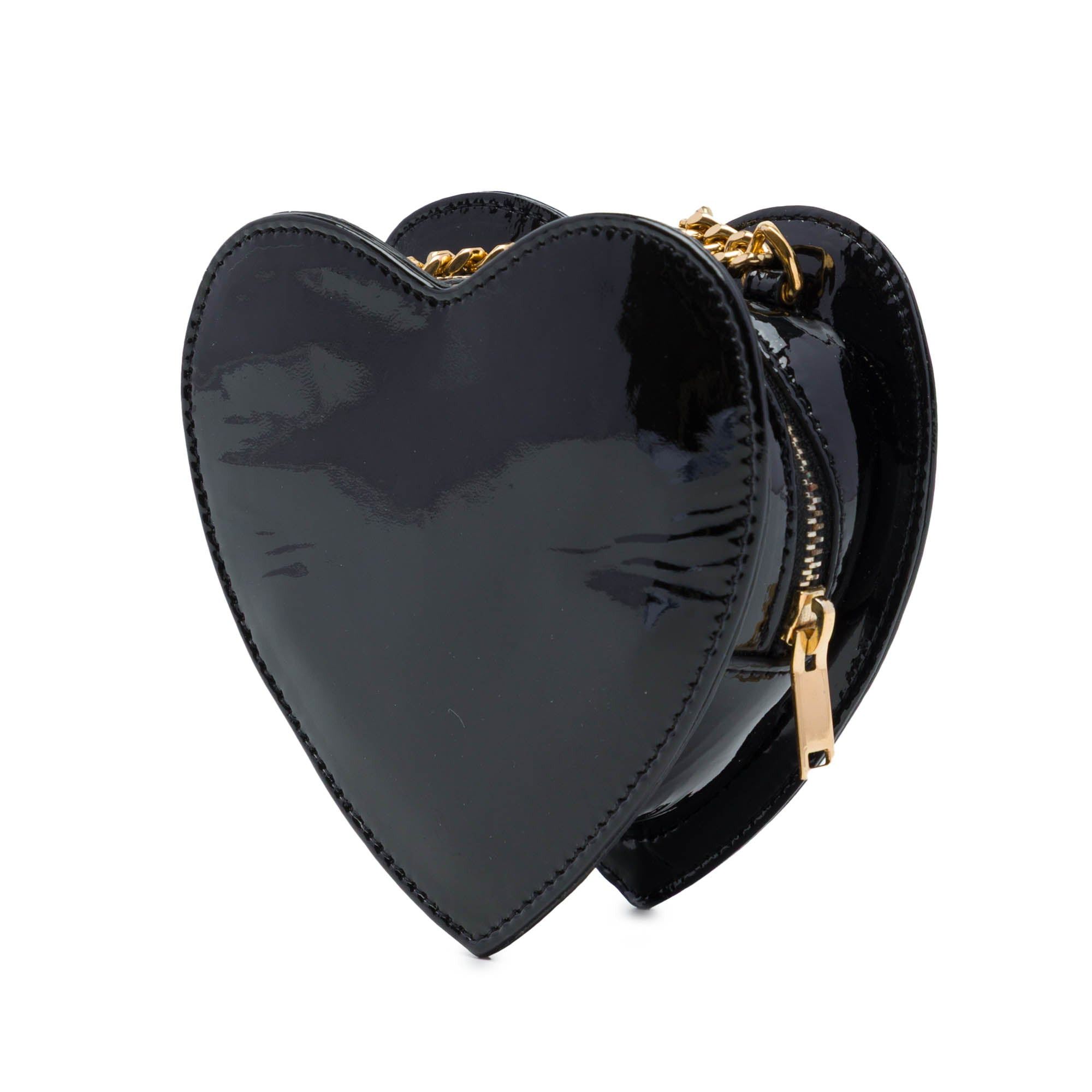 Saint Laurent Paris Patent Monogram Love Heart Chain Bag Size ONE SIZE - 2 Thumbnail