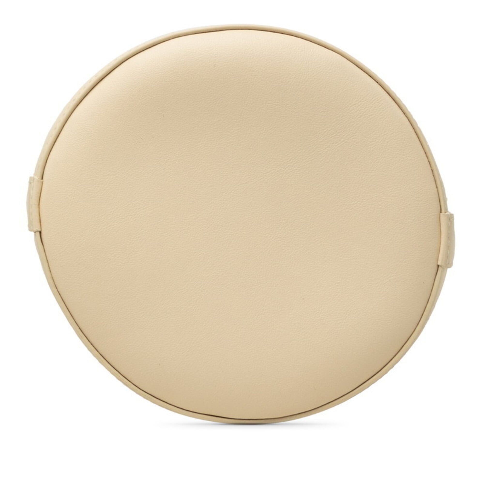 Bvlgari Bulgari Serpenti Forever Basket Bag Bucket Shoulder Ivory Natural Pink Rattan Leather Women's BVLGARI Size ONE SIZE - 3 Thumbnail