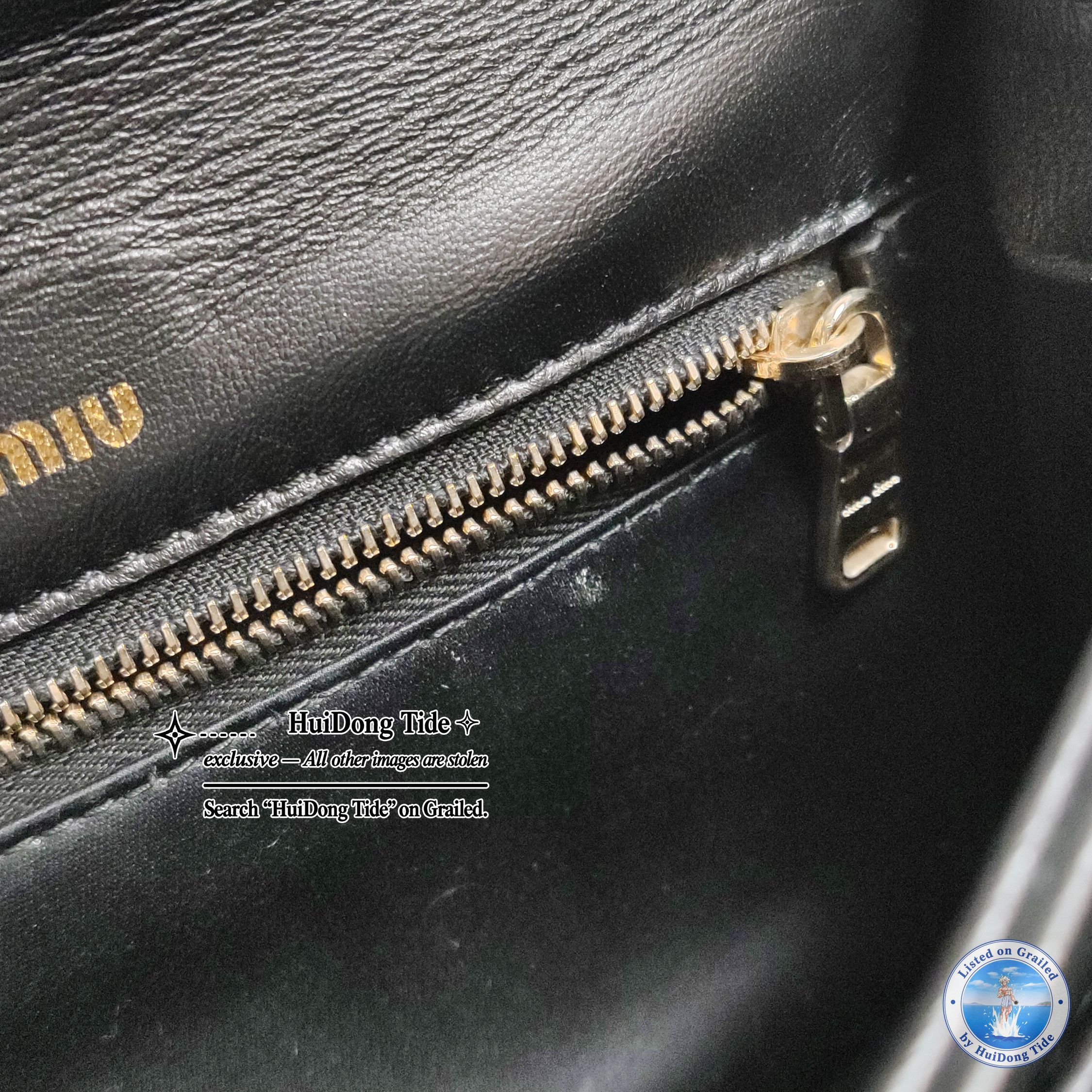 Miu Miu Miu Miu Black Matelassé Leather Shoulder Bag Size ONE SIZE - 9 Thumbnail
