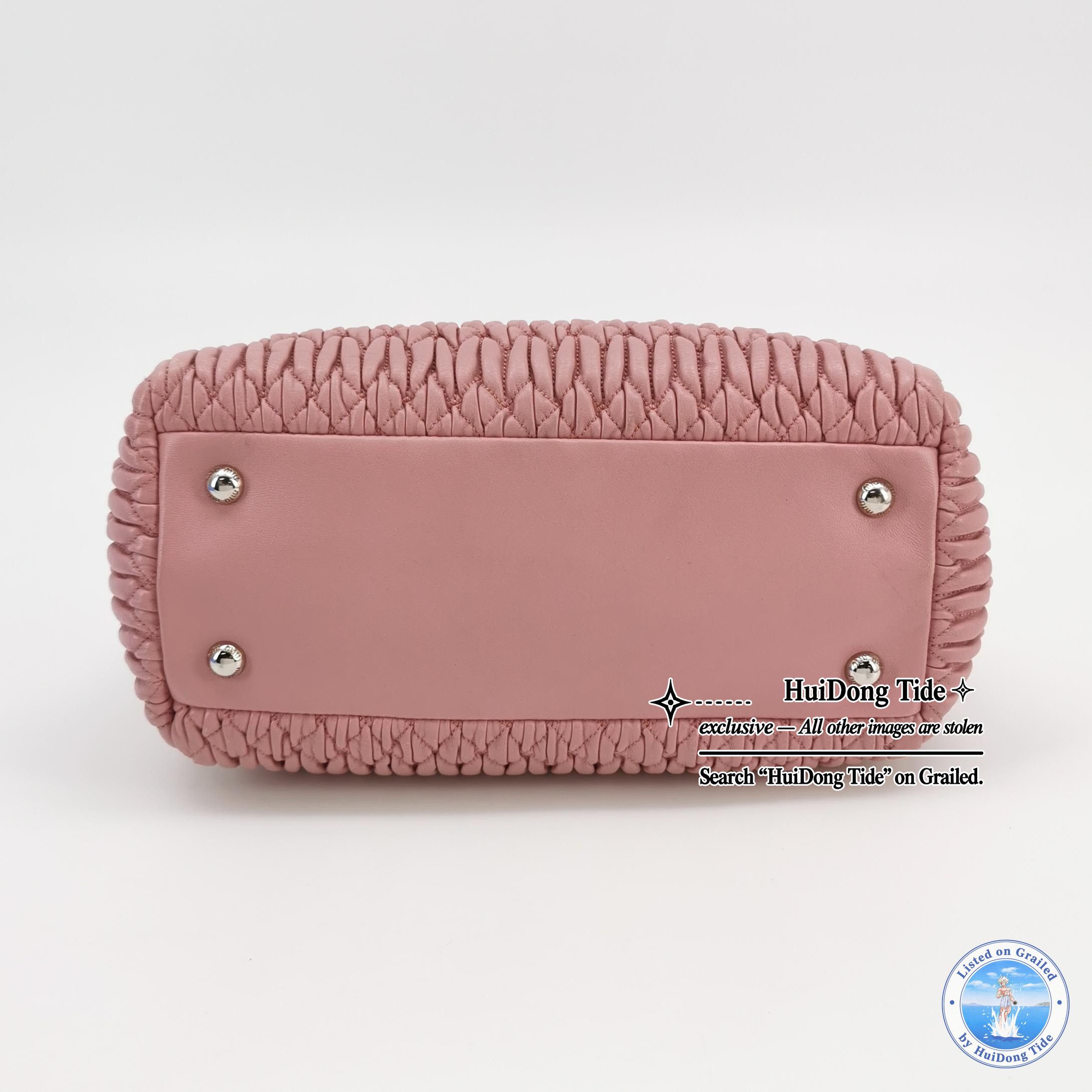 Miu Miu Miu Miu Crystal Matelassé Leather Bag Size ONE SIZE - 4 Thumbnail