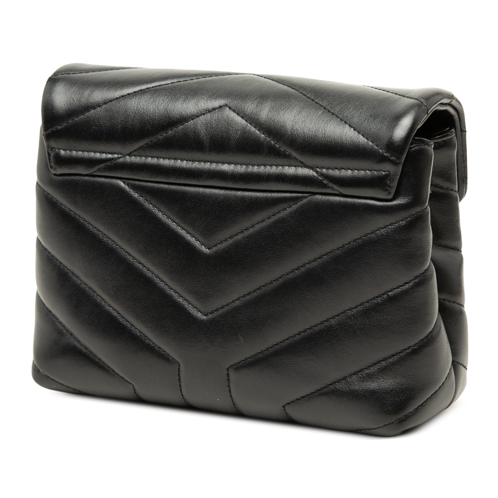 Saint Laurent Paris Toy Matelasse Calfskin Monogram LouLou Crossbody Size ONE SIZE - 2 Thumbnail