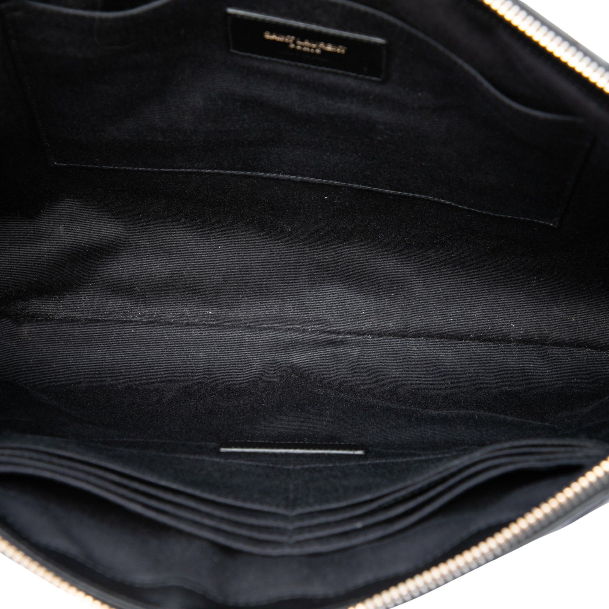 Saint Laurent Paris Chevron Calfskin Cassandre Document Holder Size ONE SIZE - 4 Thumbnail