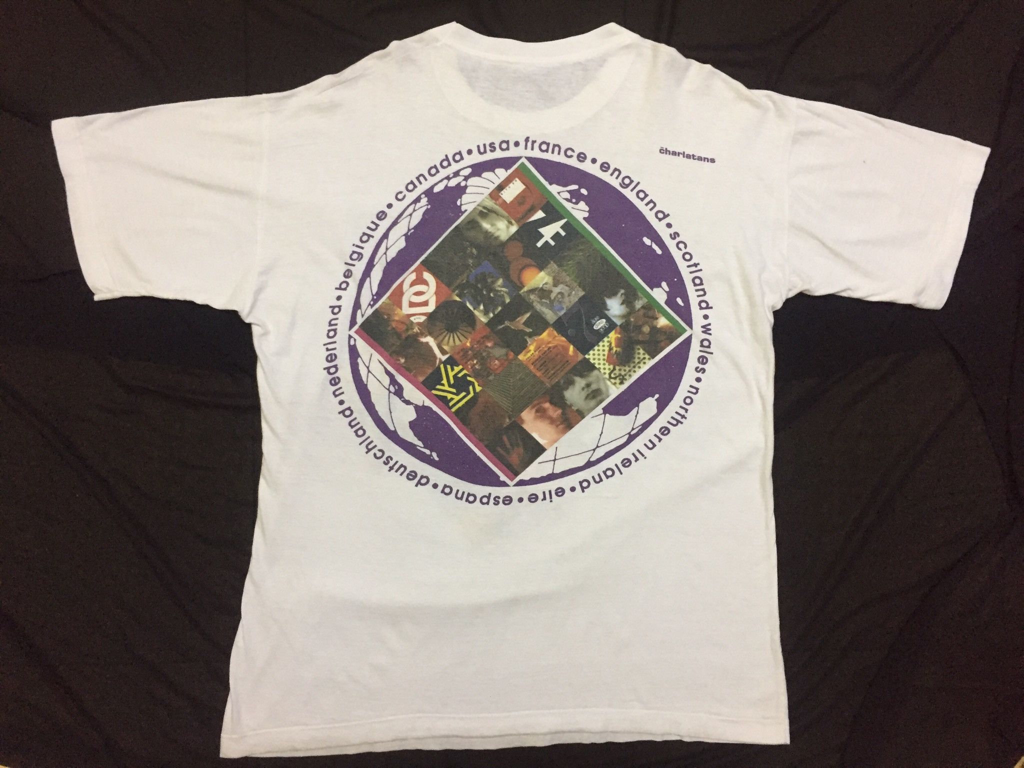 the charlatans some friendly Tシャツ 90s Vintage 90s Single Stitch The Charlatans Some Friendly Tour