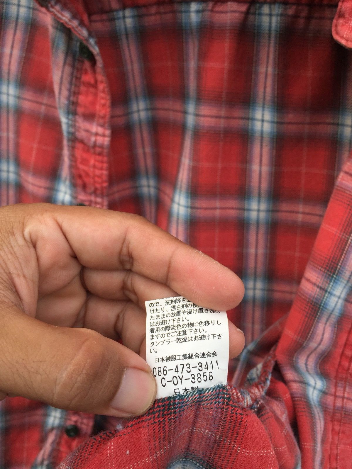 Flannel × Japanese Brand × Johnbull Tartan Flannel Bondage Punk Style Made in Japan by John bull Size US M / EU 48-50 / 2 - 6 Thumbnail