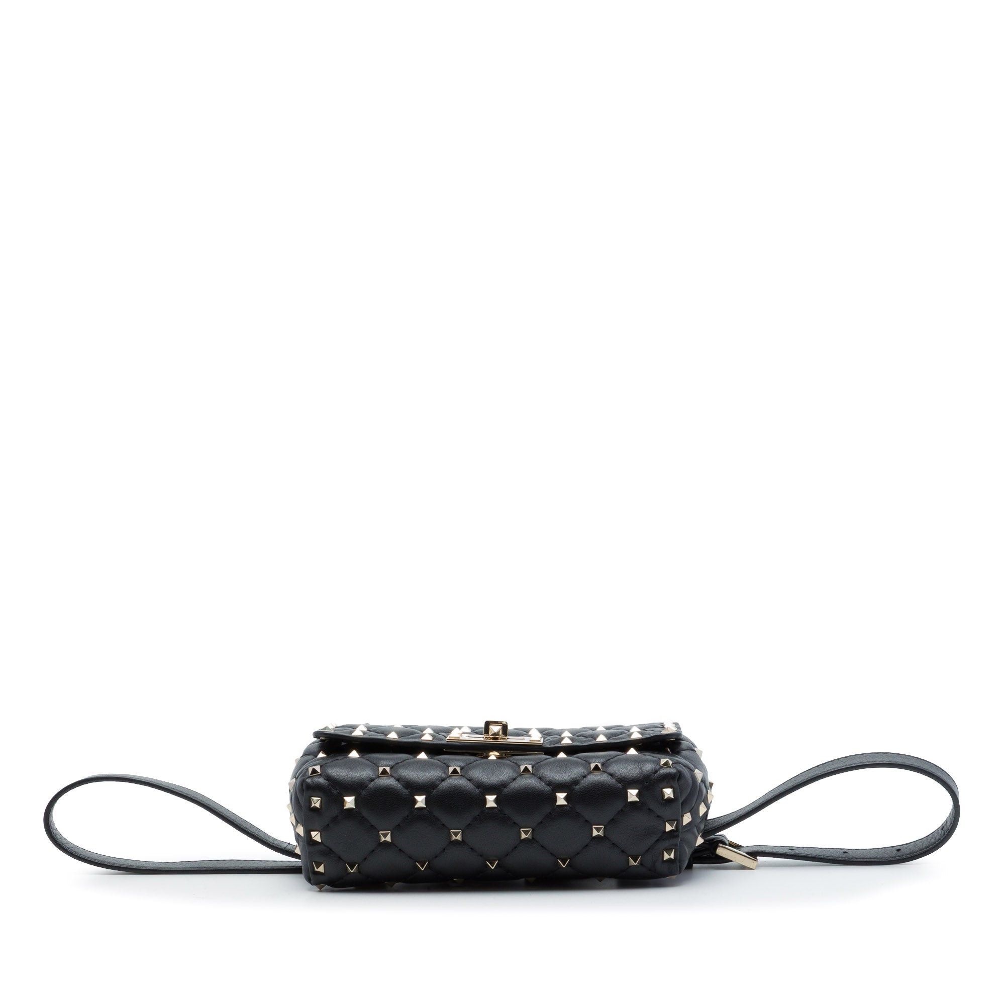 Valentino Lambskin Rockstud Spike Belt Bag Size ONE SIZE - 3 Thumbnail