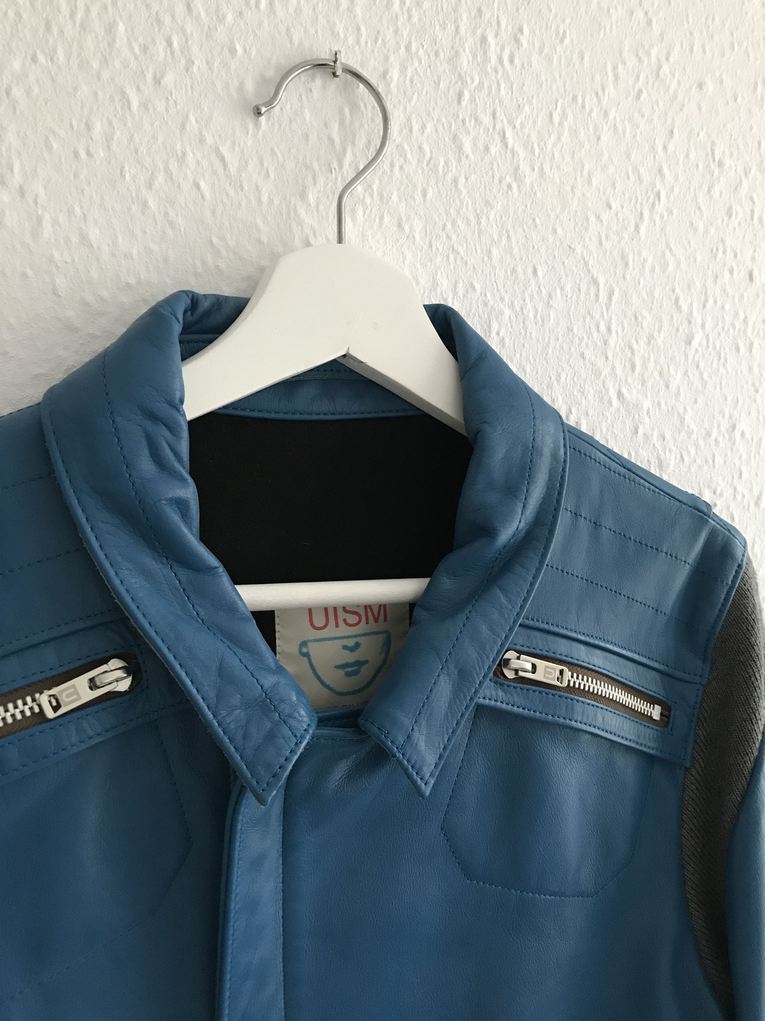 Undercover AW09 Earmuff Maniac Blue Leather Jacket Size US L / EU 52-54 / 3 - 3 Thumbnail