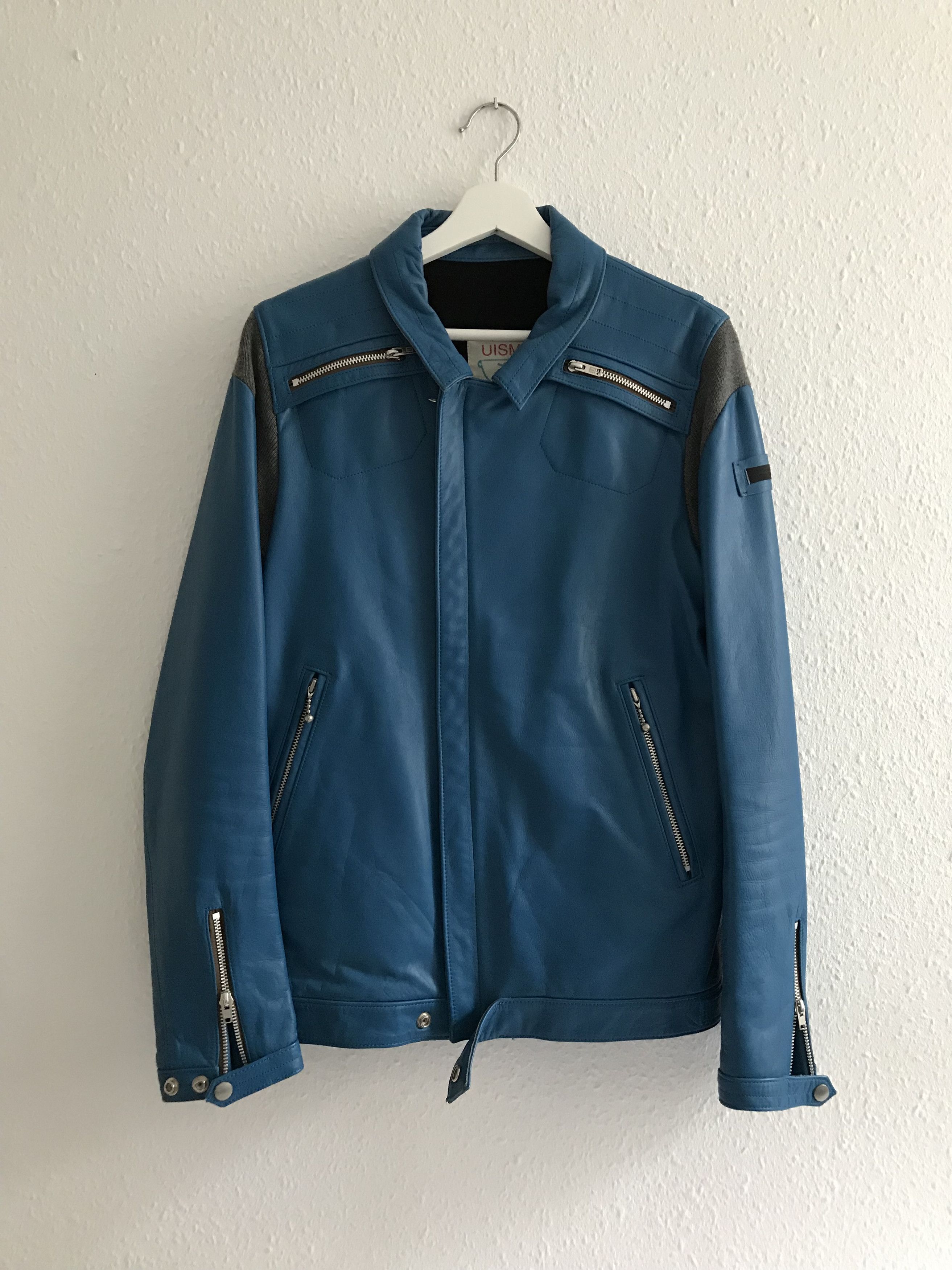 Undercover AW09 Earmuff Maniac Blue Leather Jacket Size US L / EU 52-54 / 3 - 1 Thumbnail