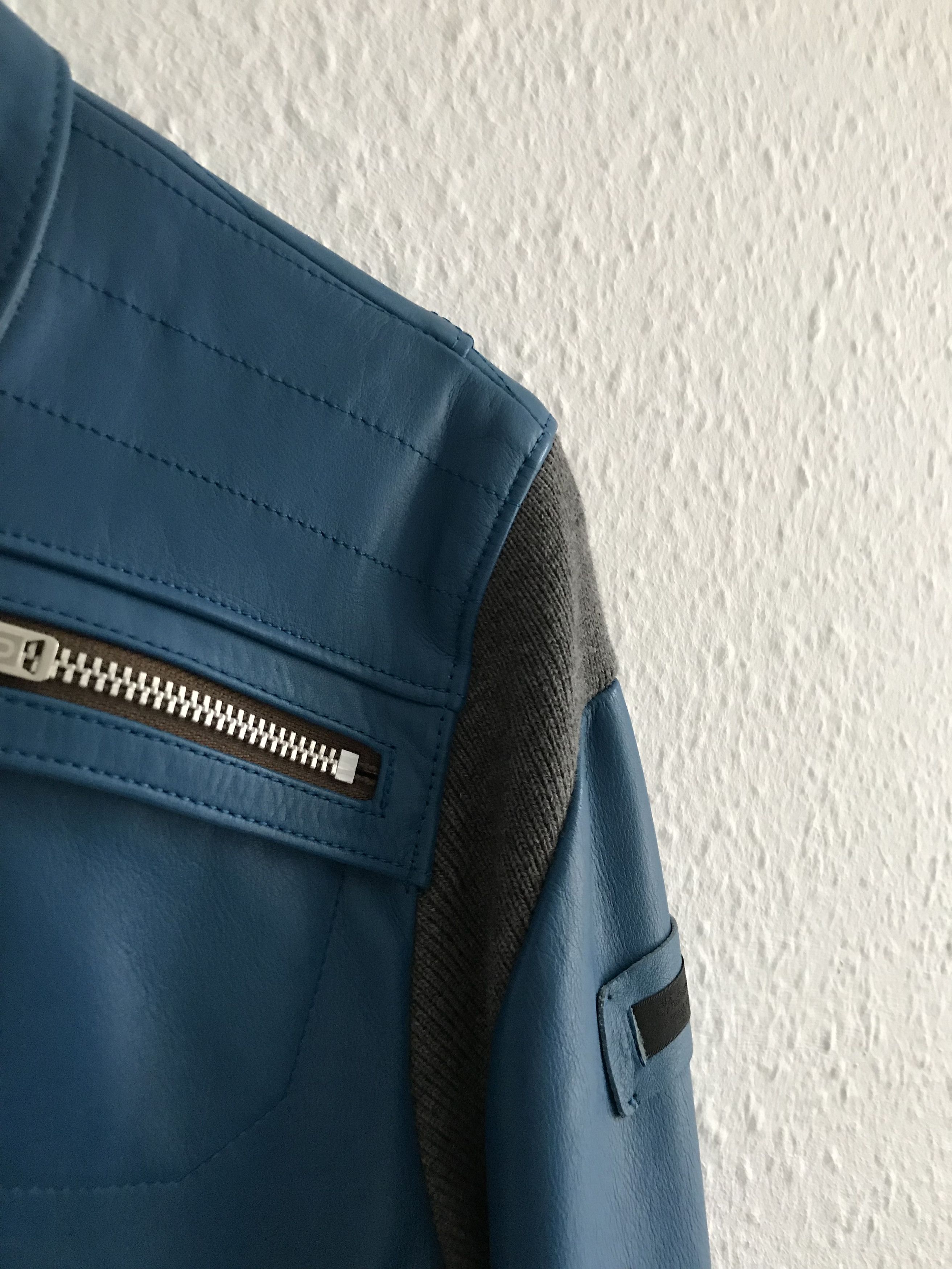 Undercover AW09 Earmuff Maniac Blue Leather Jacket Size US L / EU 52-54 / 3 - 4 Thumbnail