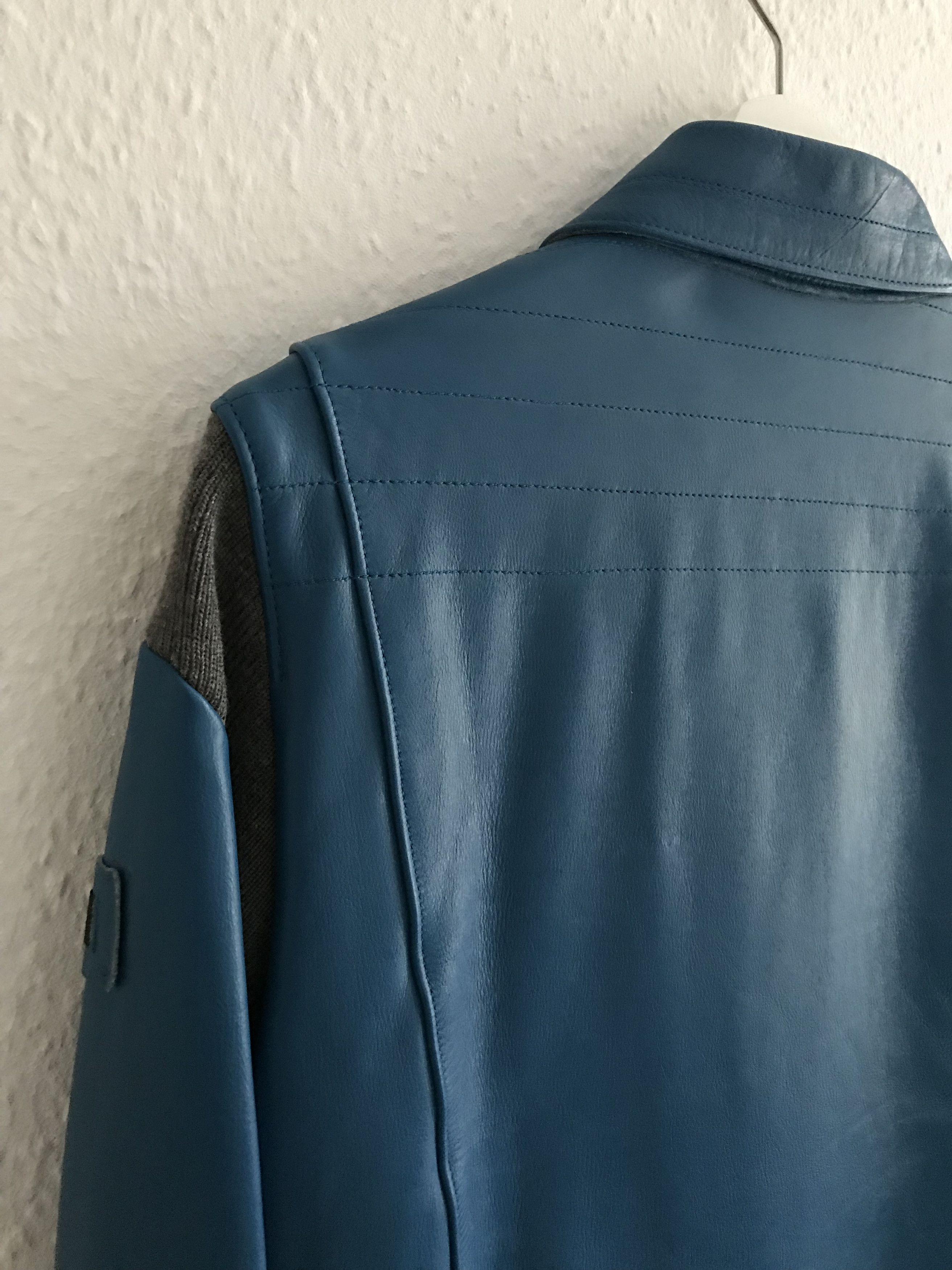 Undercover AW09 Earmuff Maniac Blue Leather Jacket Size US L / EU 52-54 / 3 - 9 Thumbnail