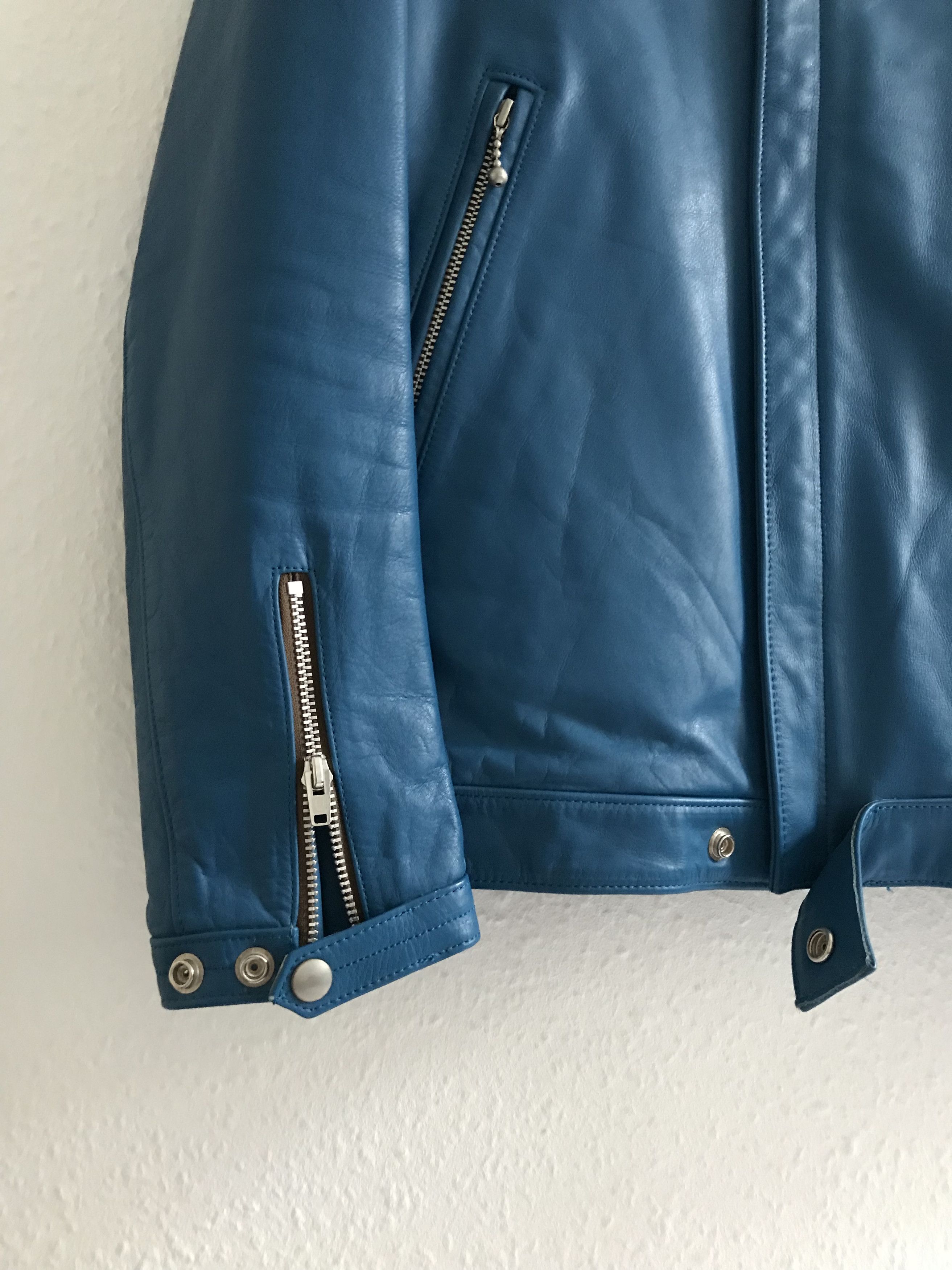 Undercover AW09 Earmuff Maniac Blue Leather Jacket Size US L / EU 52-54 / 3 - 2 Thumbnail