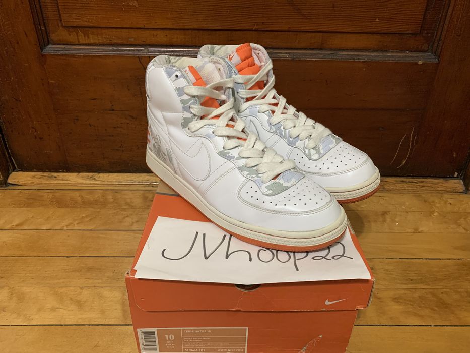 Nike Nike x Maharishi Terminator Hi DPM White/White-Orange Blaze