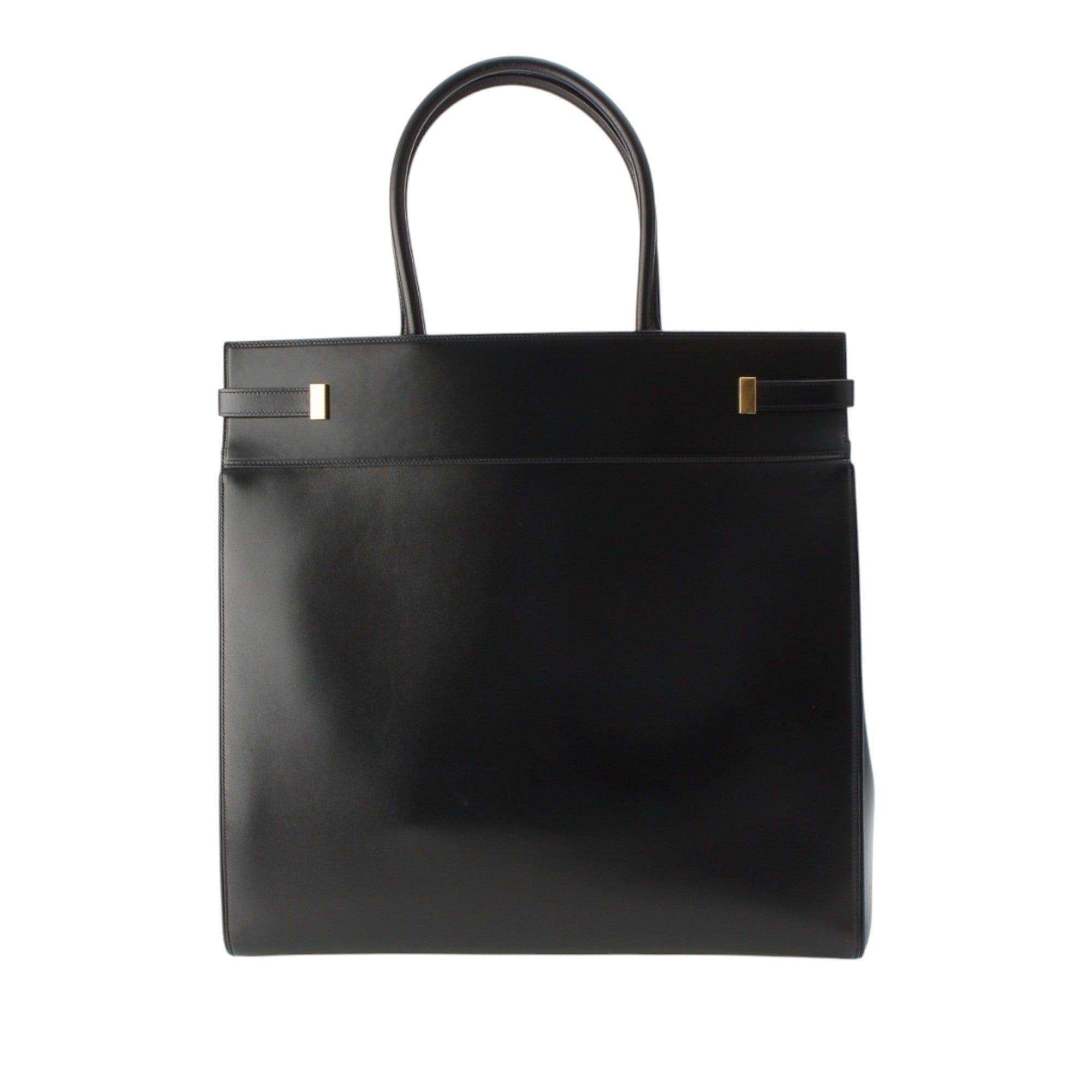 Saint Laurent Paris Smooth Calfskin Manhattan North South Shopper Tote Size ONE SIZE - 4 Thumbnail