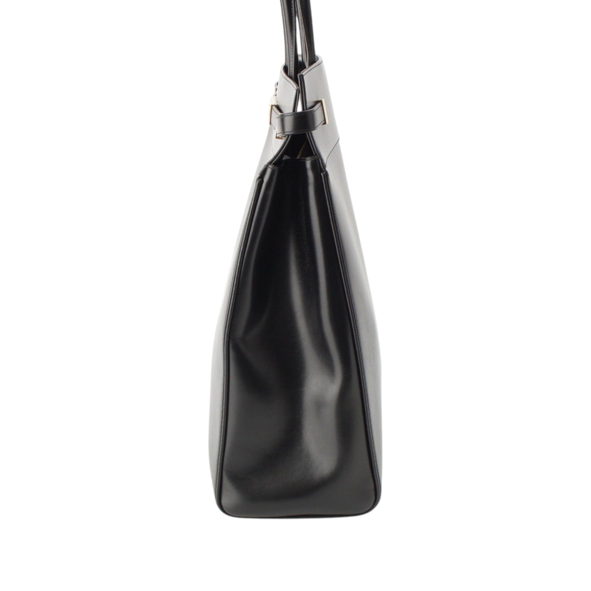 Saint Laurent Paris Smooth Calfskin Manhattan North South Shopper Tote Size ONE SIZE - 3 Thumbnail