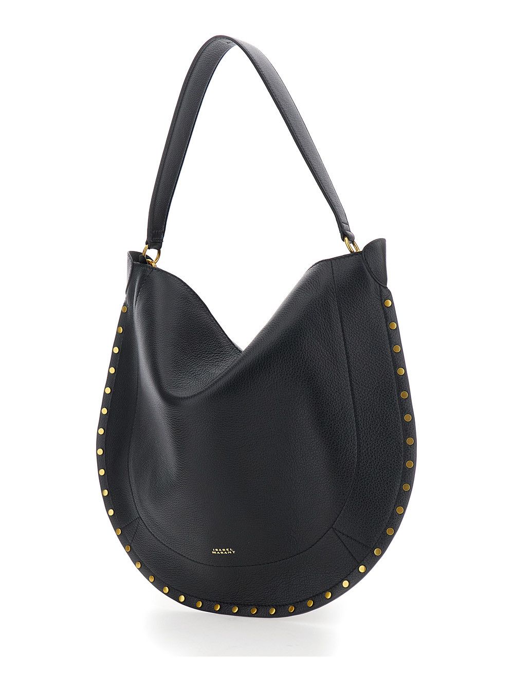 Isabel Marant Shoulder Bag 'Oskan Hobo' with Studded Profile in Black Leather for Women Size ONE SIZE - 2 Thumbnail