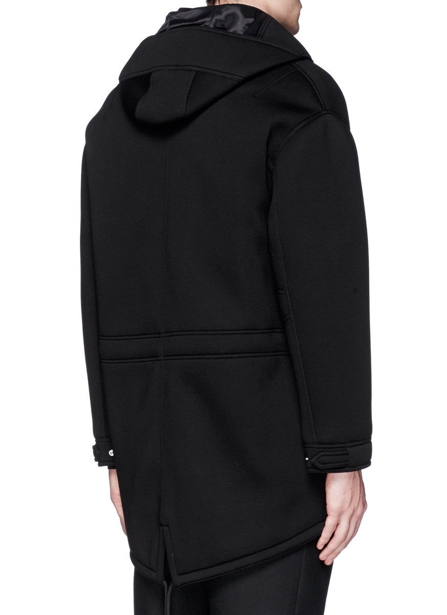Neil Barrett DETACHABLE QUILTED LINING BONDED JERSEY COAT Size US M / EU 48-50 / 2 - 2 Thumbnail