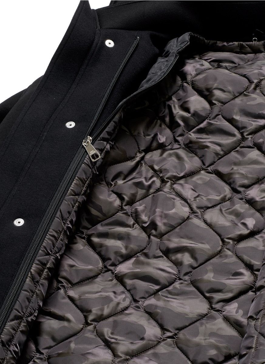 Neil Barrett DETACHABLE QUILTED LINING BONDED JERSEY COAT Size US M / EU 48-50 / 2 - 4 Thumbnail