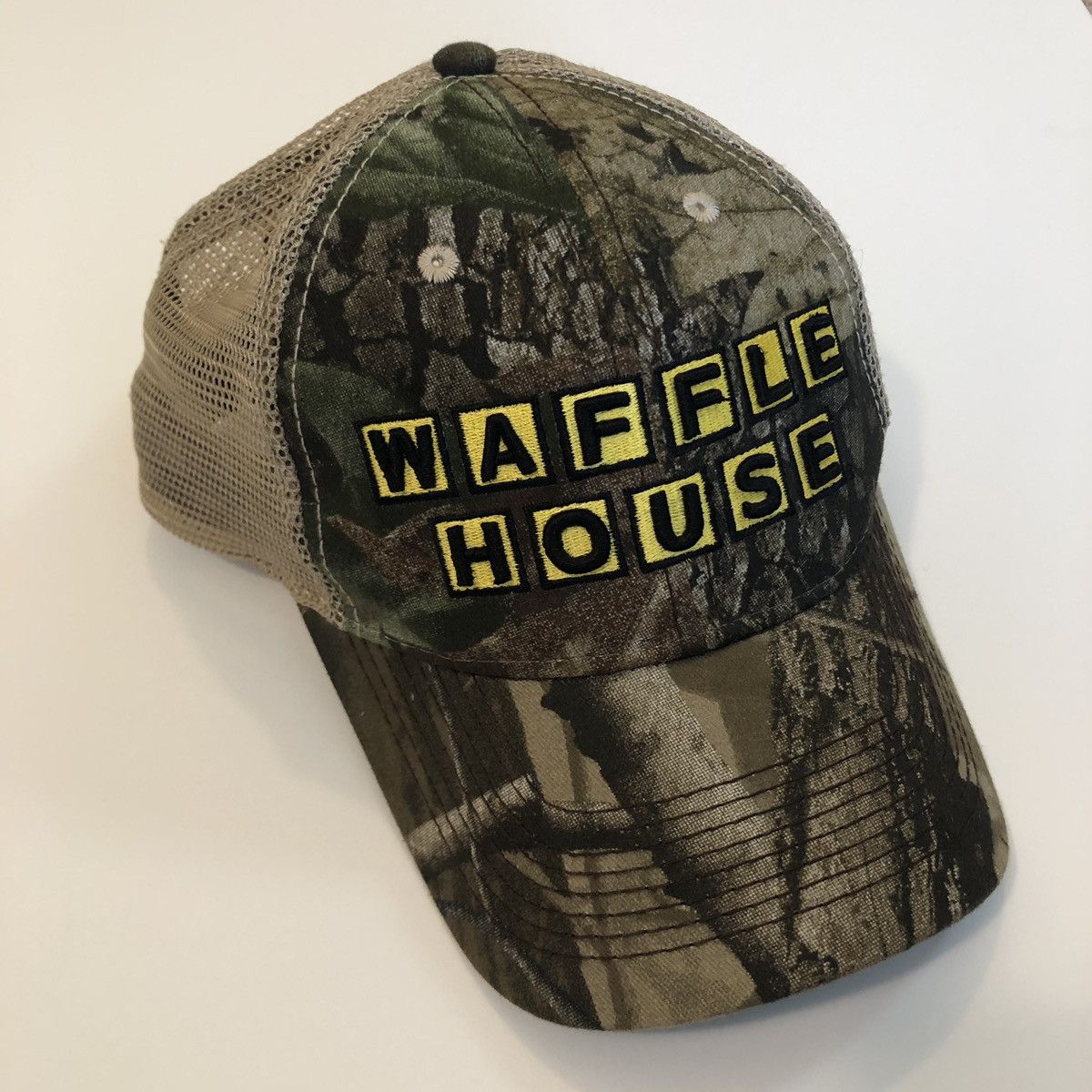 Vintage Waffle House Camo Trucker Hat Grailed