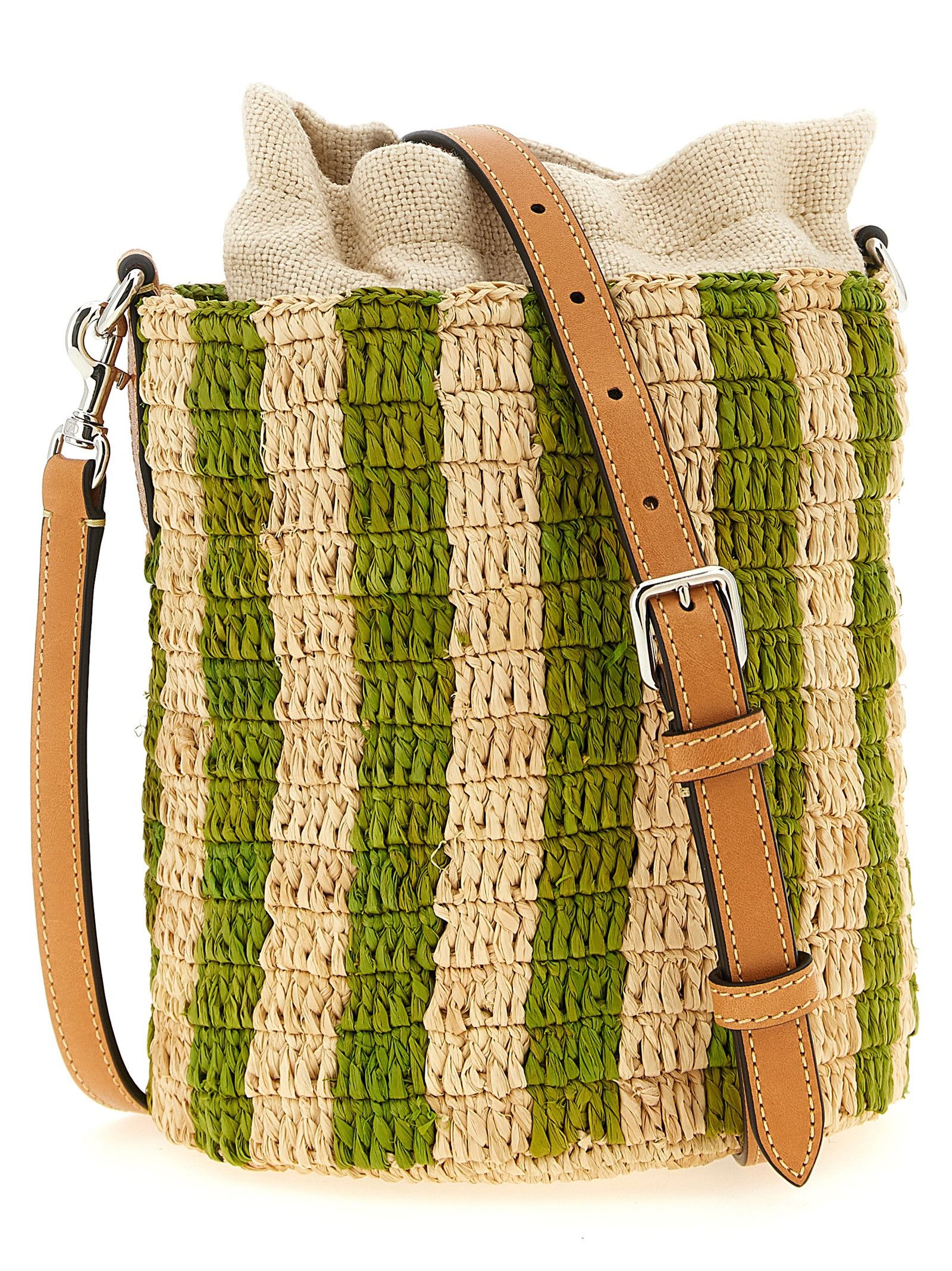 Valentino Valentino Garavani Raffia Small Bucket Bag Size ONE SIZE - 2 Thumbnail
