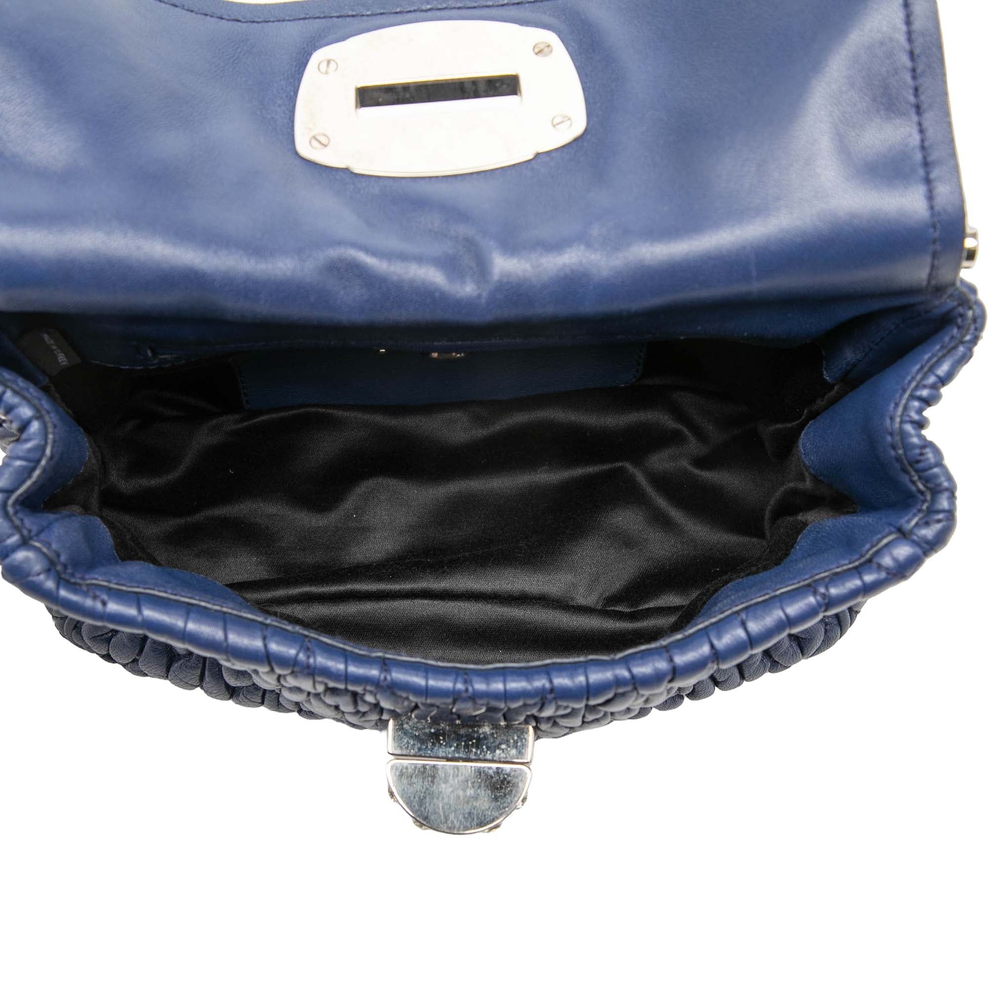 Miu Miu Matelasse Nappa Crystal Frame Flap Satchel Size ONE SIZE - 4 Thumbnail