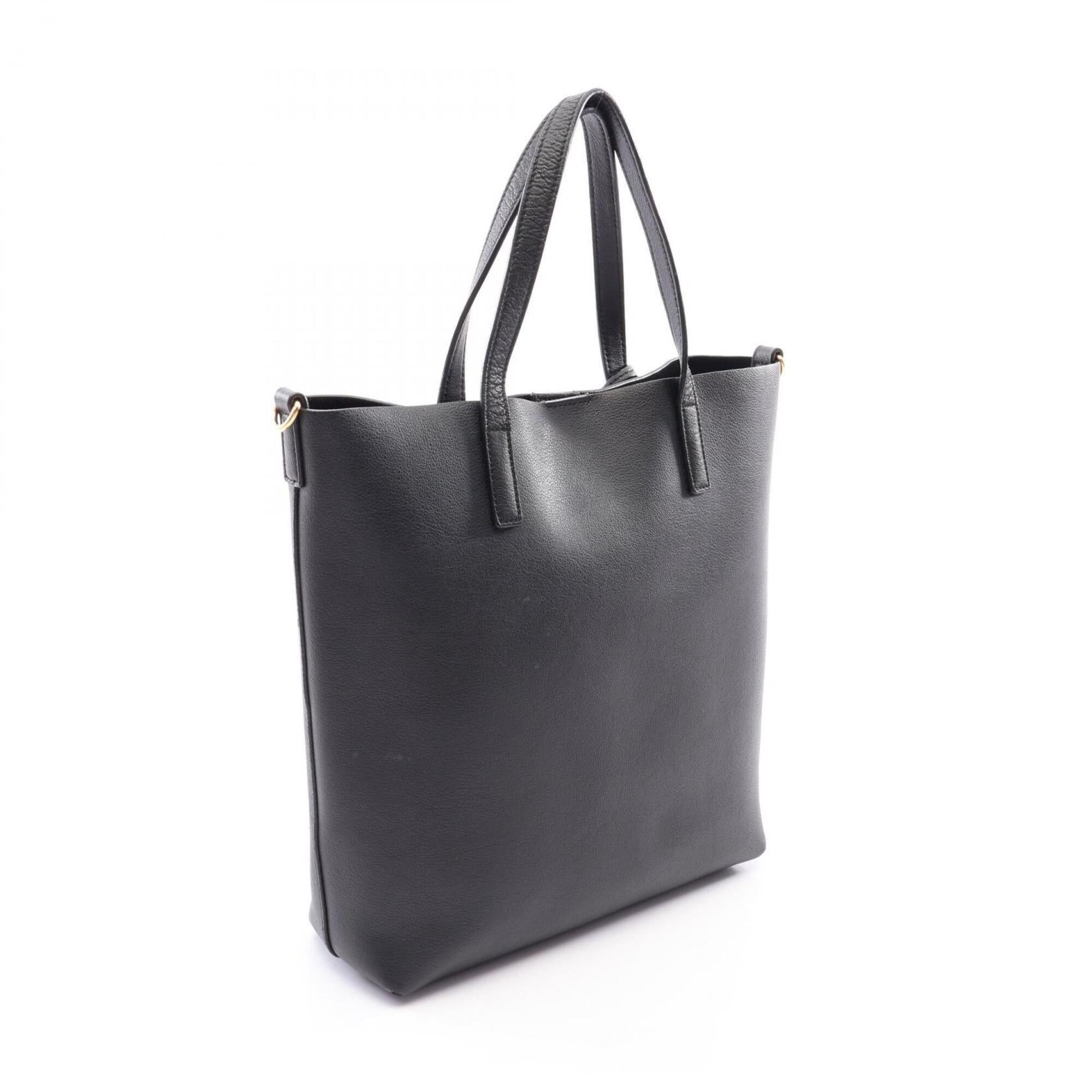 Saint Laurent Paris Yves Saint Laurent Paris SHOPPING TOY 2-Way Handbag, Leather, Women's, Black, 600307 Size ONE SIZE - 2 Thumbnail