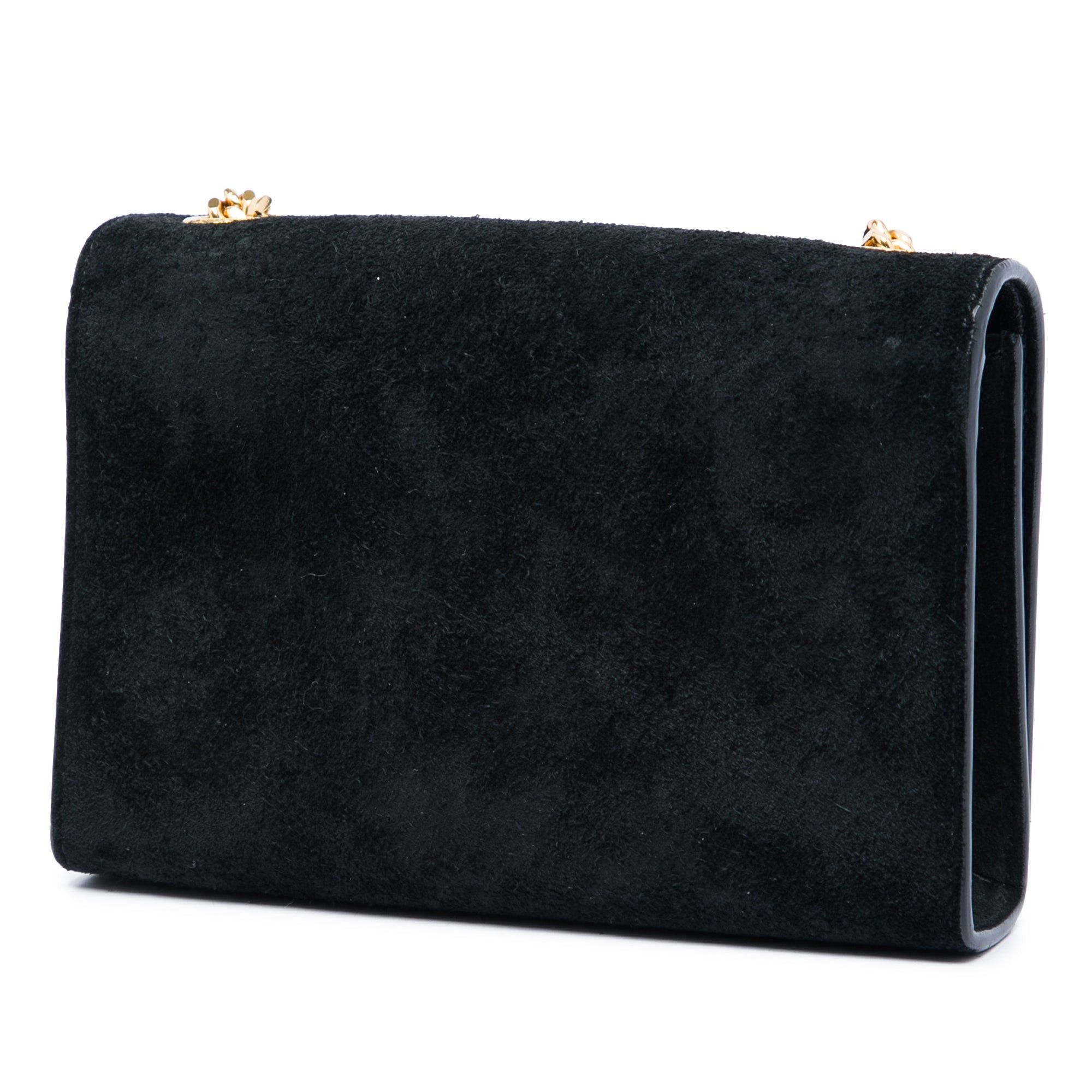 Saint Laurent Paris Suede Monogram Kate Tassel Crossbody Size ONE SIZE - 2 Thumbnail