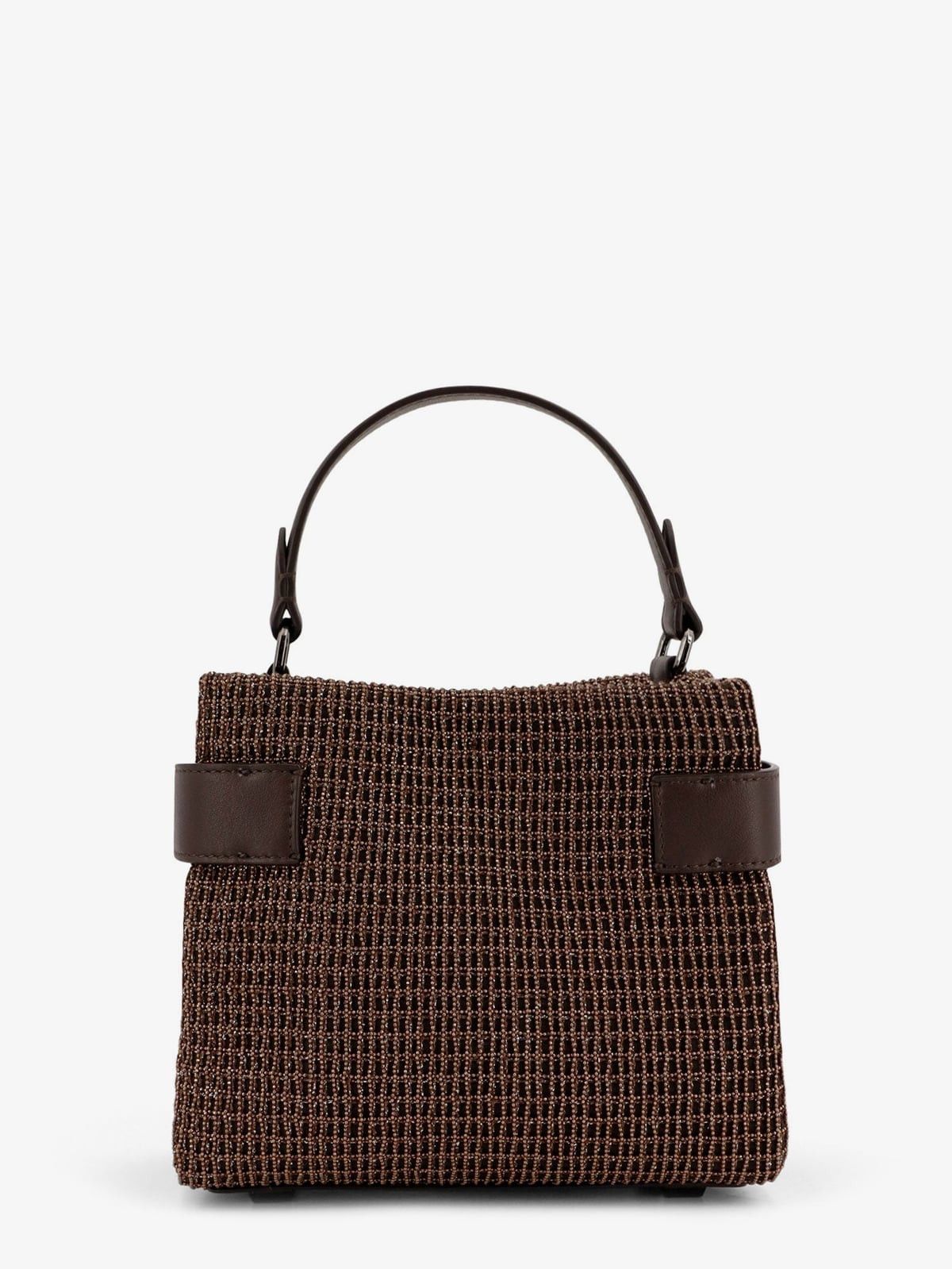 Brunello Cucinelli Brunello Cucinelli Essence Riding leather crossbody bag Size ONE SIZE - 3 Thumbnail