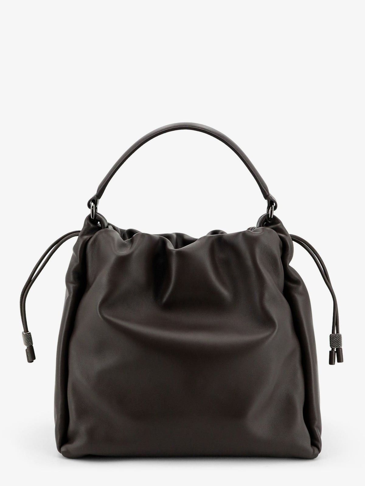 Brunello Cucinelli Brunello Cucinelli Bucket Mellow leather shoulder bag Size ONE SIZE - 2 Thumbnail