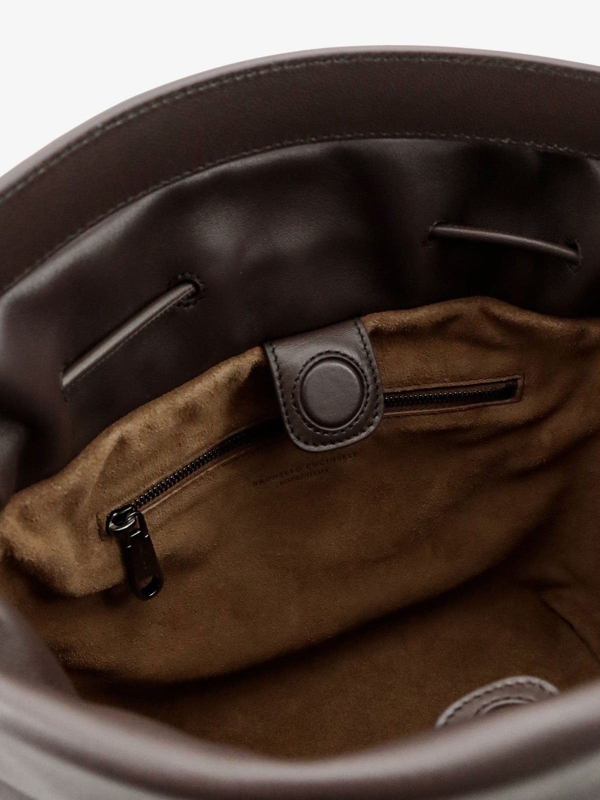Brunello Cucinelli Brunello Cucinelli Bucket Mellow leather shoulder bag Size ONE SIZE - 4 Thumbnail