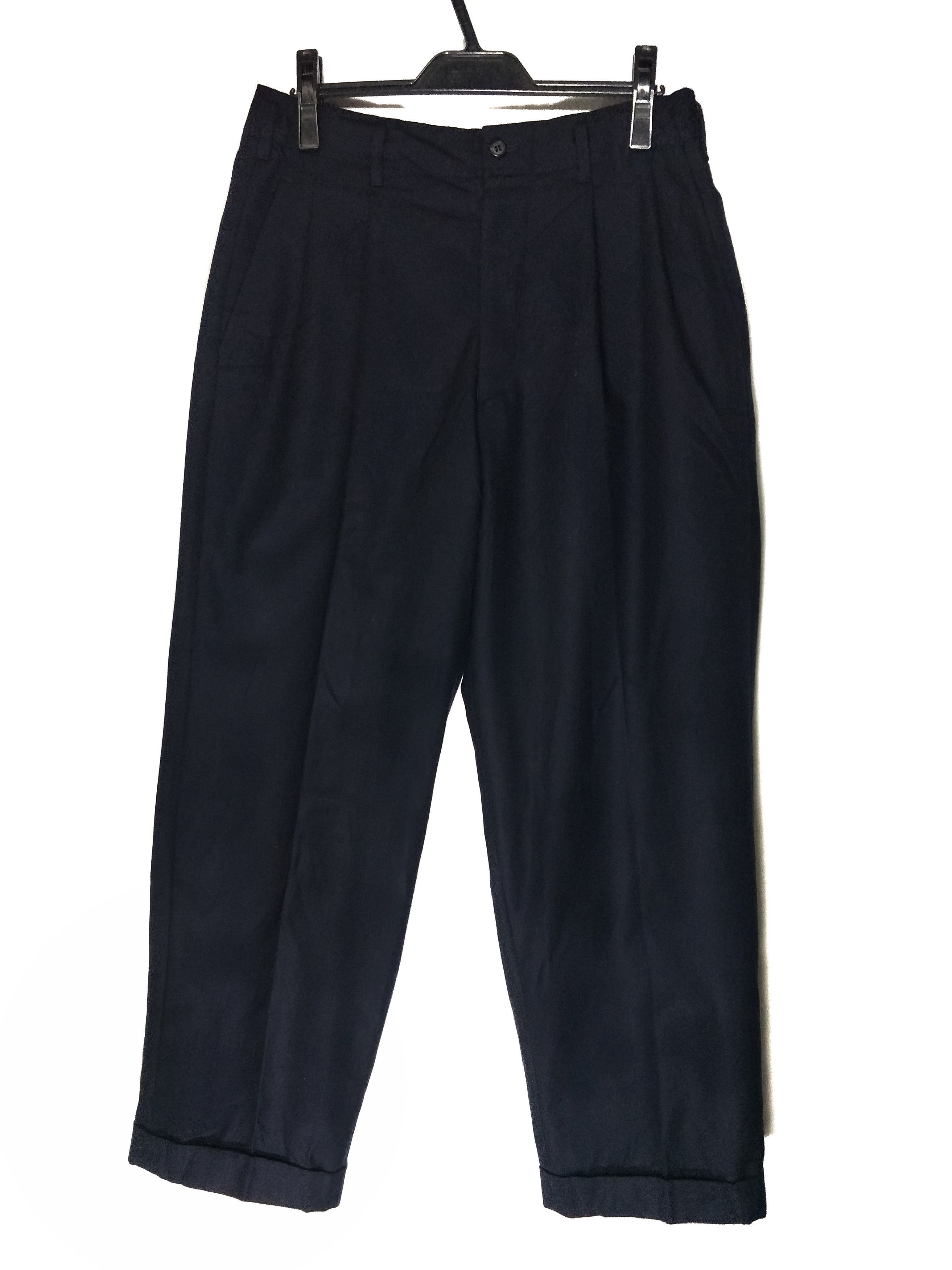 Yohji Yamamoto Yohji Yamamoto Wide Thigh Wool Pants Size US 31 - 1 Thumbnail