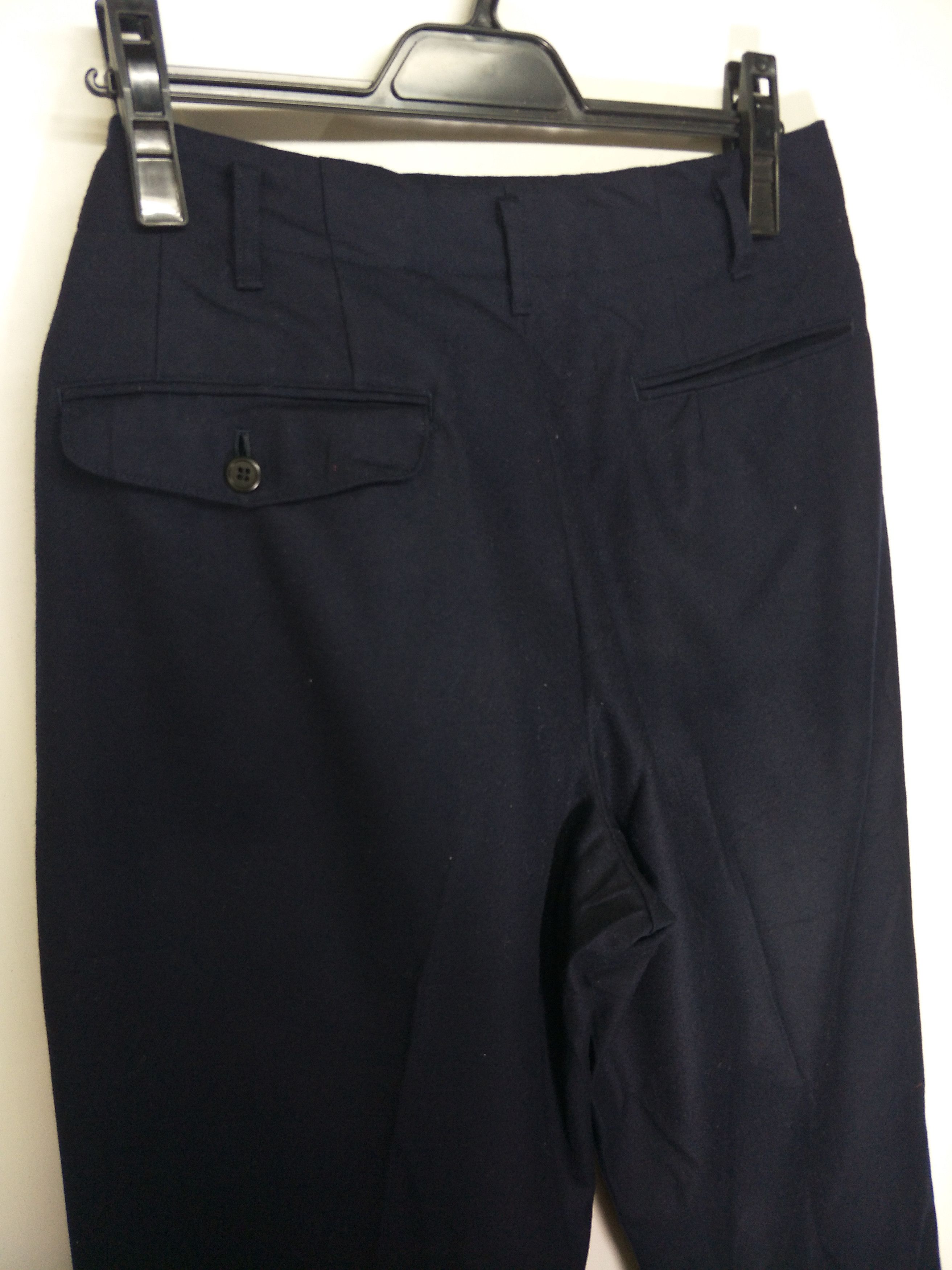 Yohji Yamamoto Yohji Yamamoto Wide Thigh Wool Pants Size US 31 - 6 Thumbnail