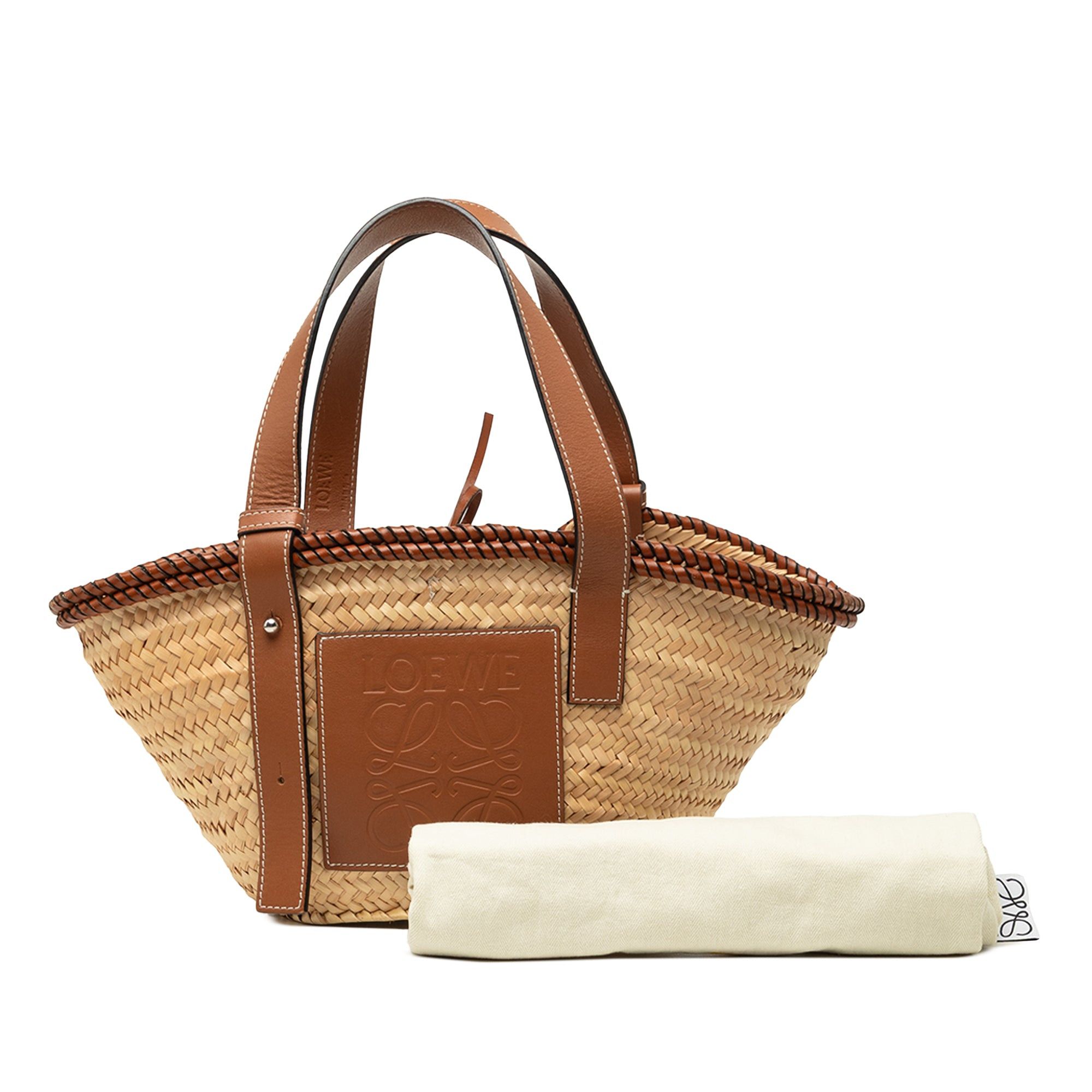 Loewe Raffia Anagram Basket Tote Size ONE SIZE - 7 Thumbnail
