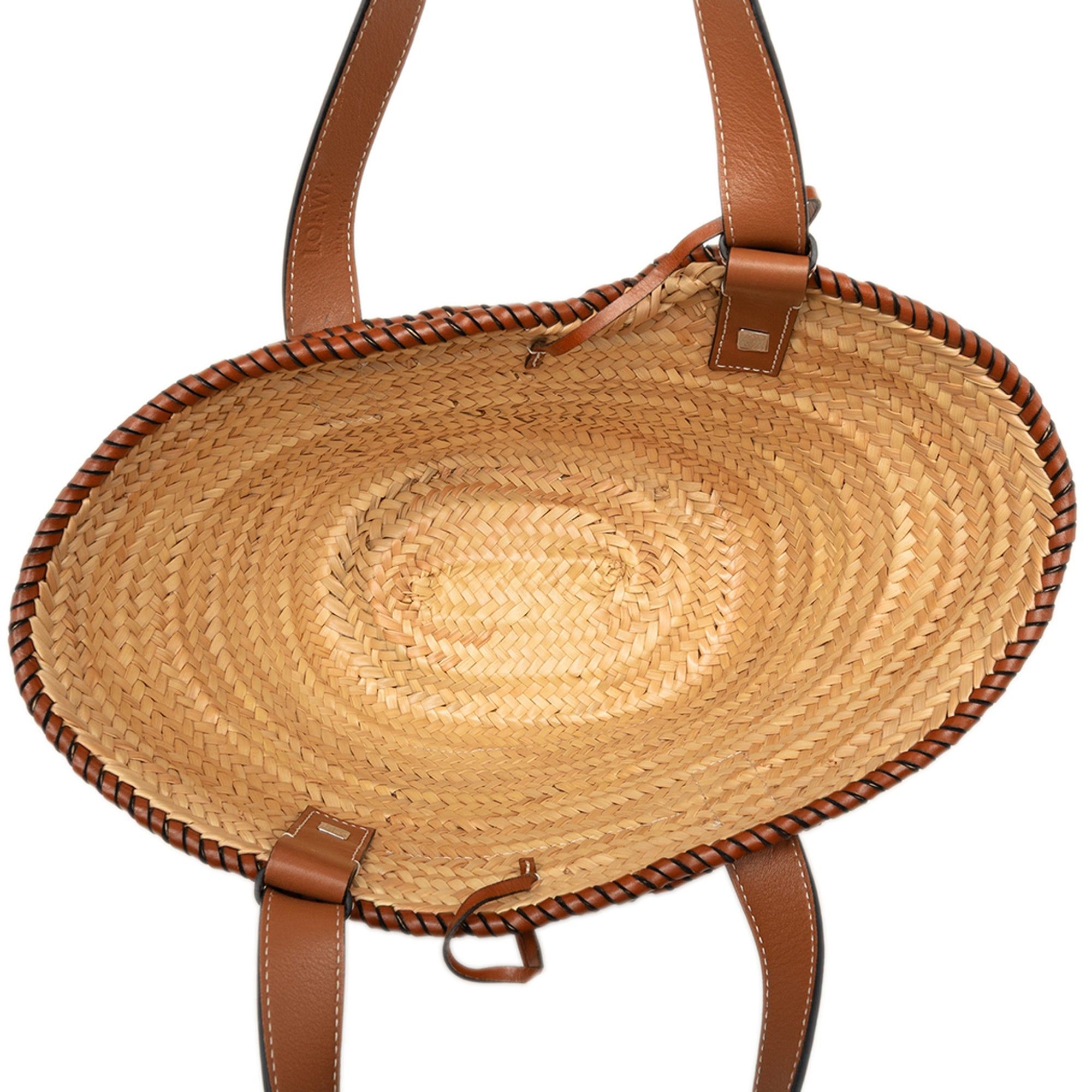 Loewe Raffia Anagram Basket Tote Size ONE SIZE - 4 Thumbnail