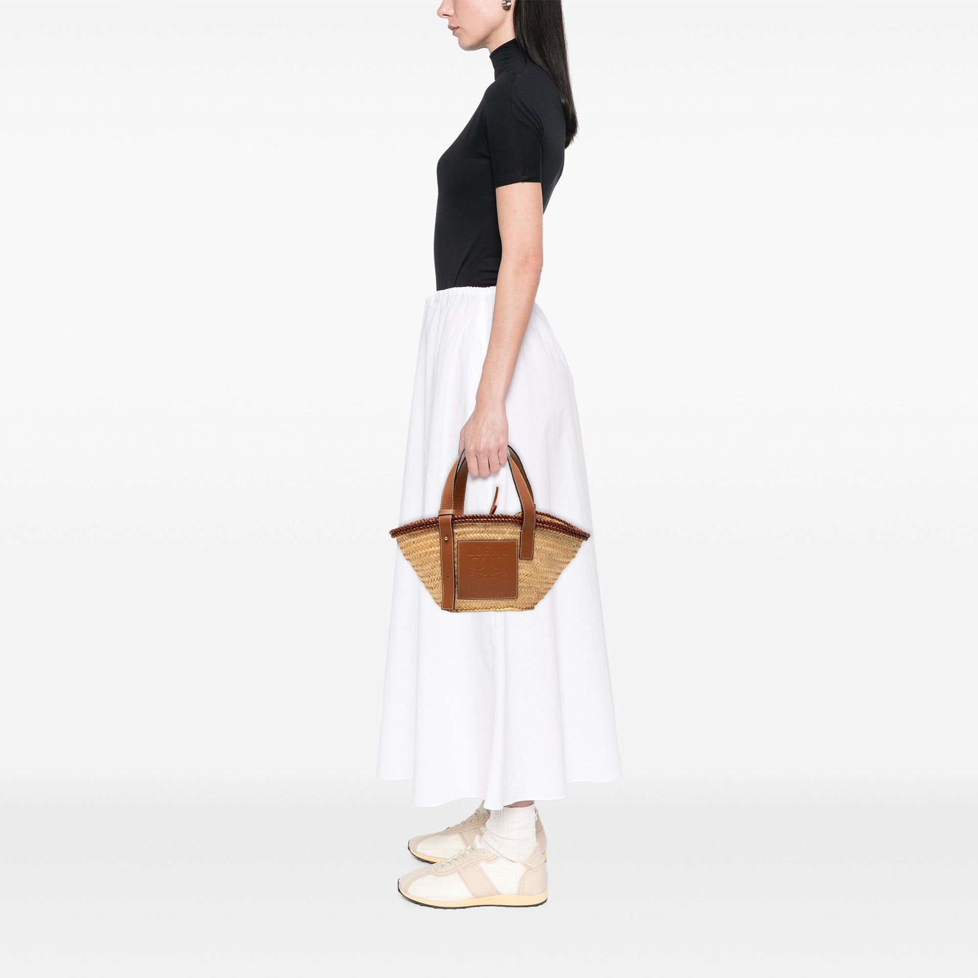Loewe Raffia Anagram Basket Tote Size ONE SIZE - 6 Thumbnail